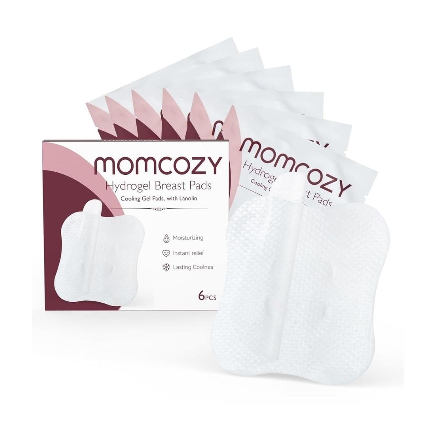 ALMOHADILLAS CALMANNTES DE HIDROGEL PARA PEZONES MOMCOZY CON LANOLINA - 1