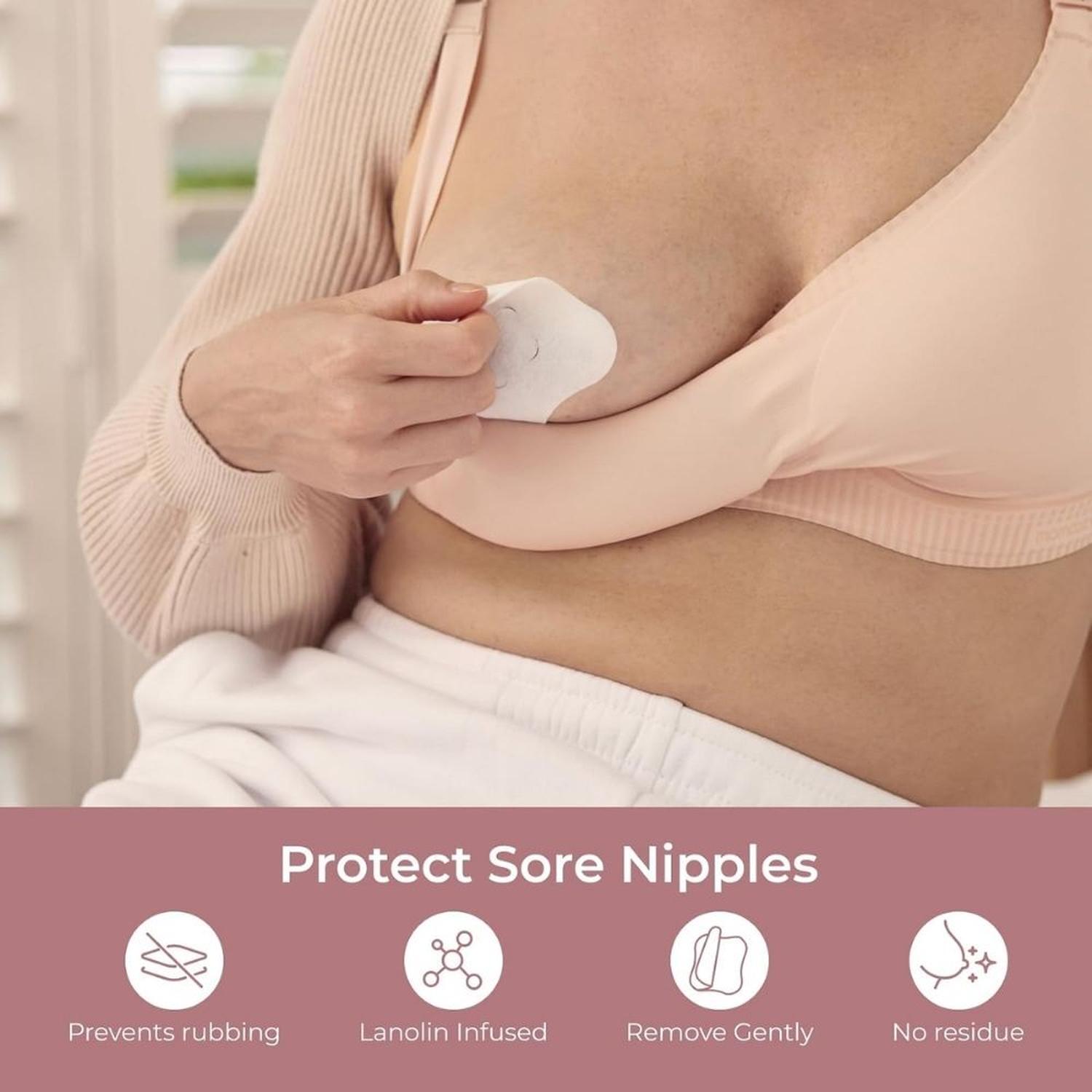 ALMOHADILLAS CALMANNTES DE HIDROGEL PARA PEZONES MOMCOZY CON LANOLINA - 2