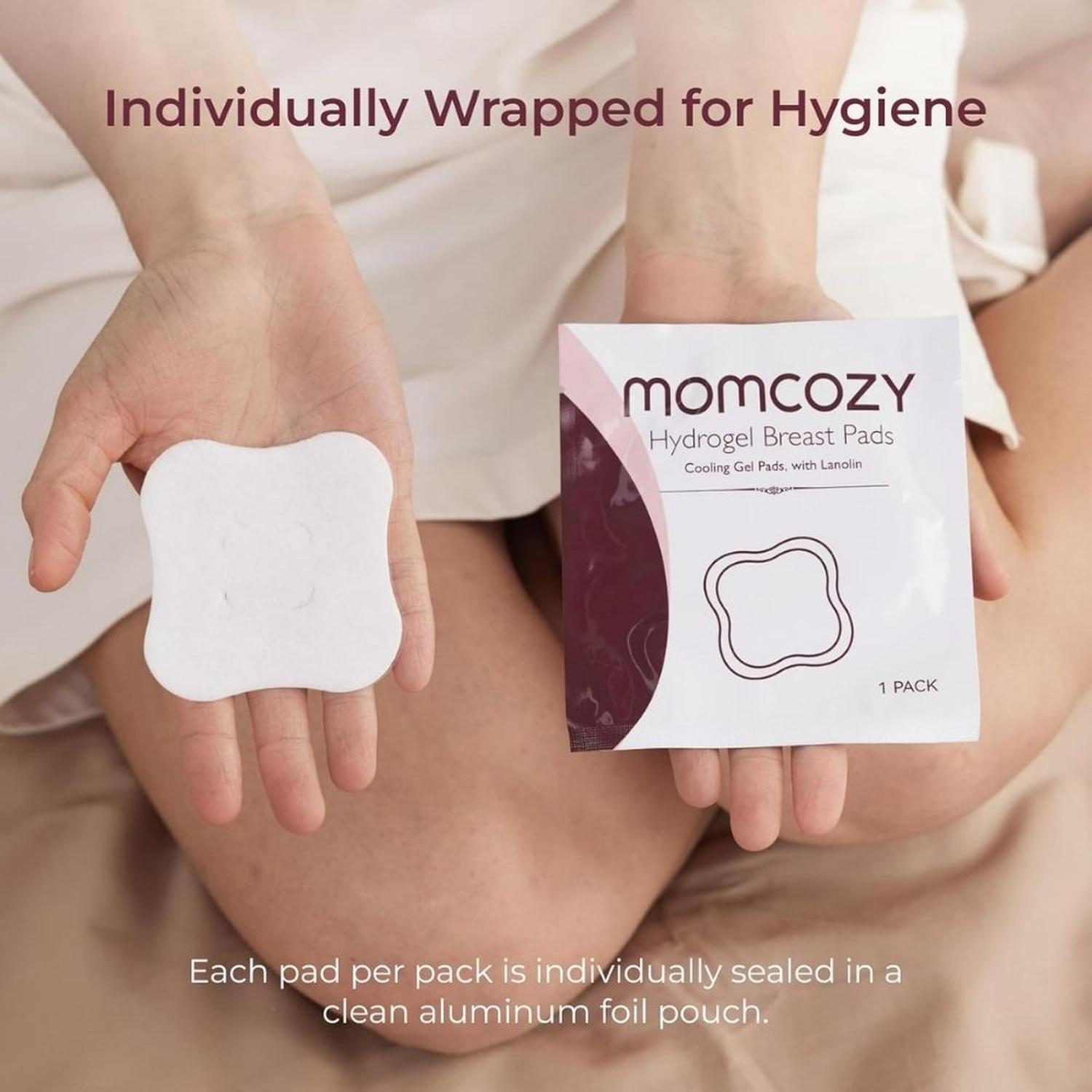 ALMOHADILLAS CALMANNTES DE HIDROGEL PARA PEZONES MOMCOZY CON LANOLINA - 4