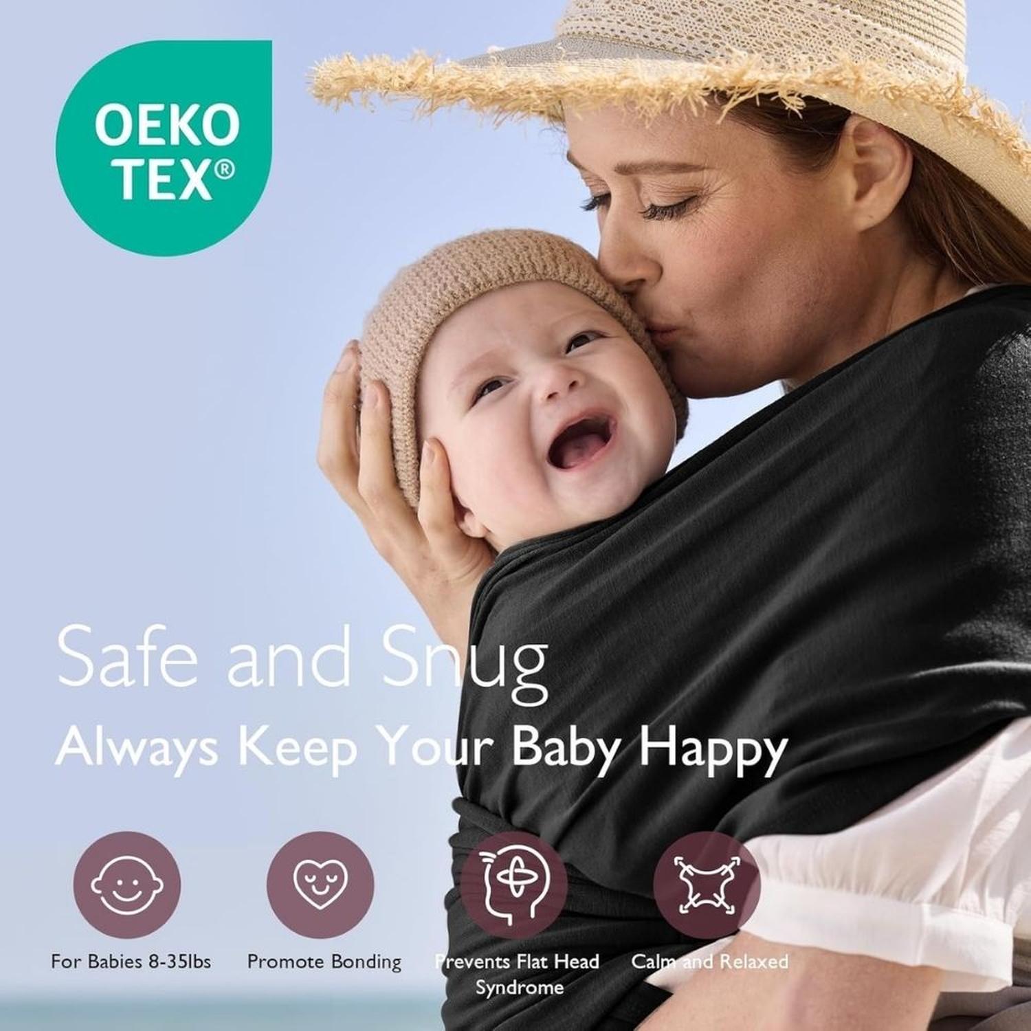 PORTABEBES O FULAR MOMCOZY PARA NIÑOS DE 8 A 35 LIBRAS - 3