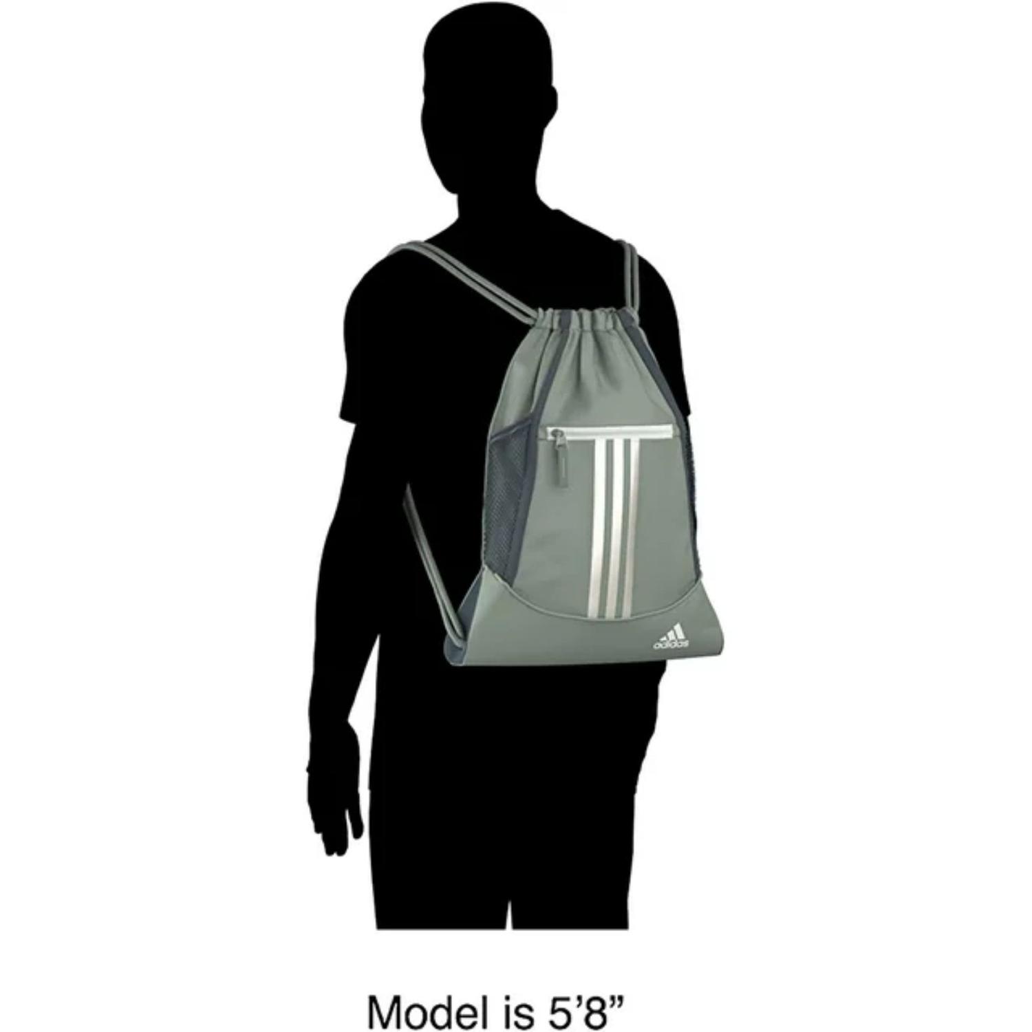 MOCHILA SACKPACK ADIDAS ALIANCE II - VERDE METALICO - 6