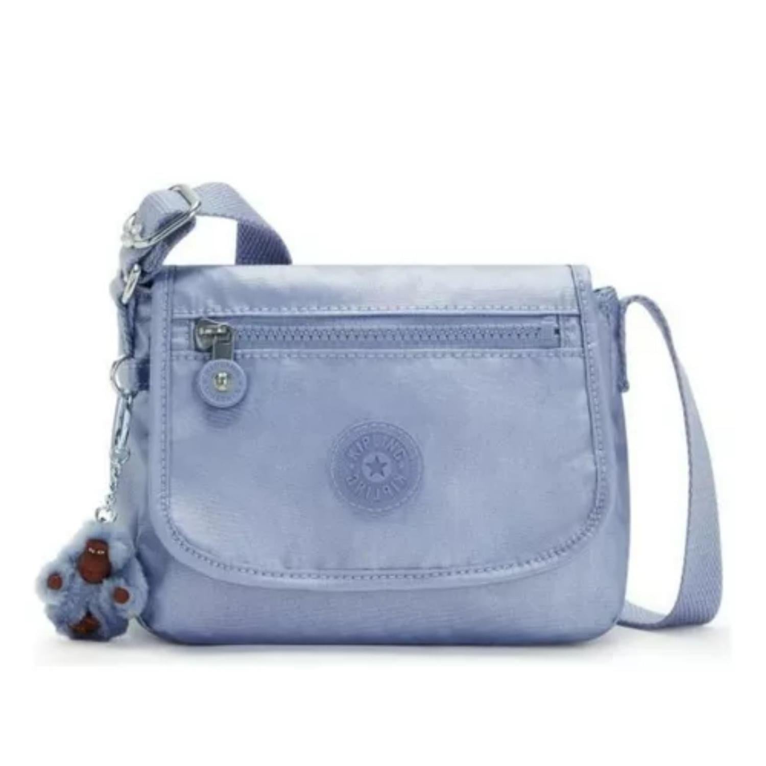 CARTERA CROSSBODY KIPLING SABIAN - AZUL METALICO - 1