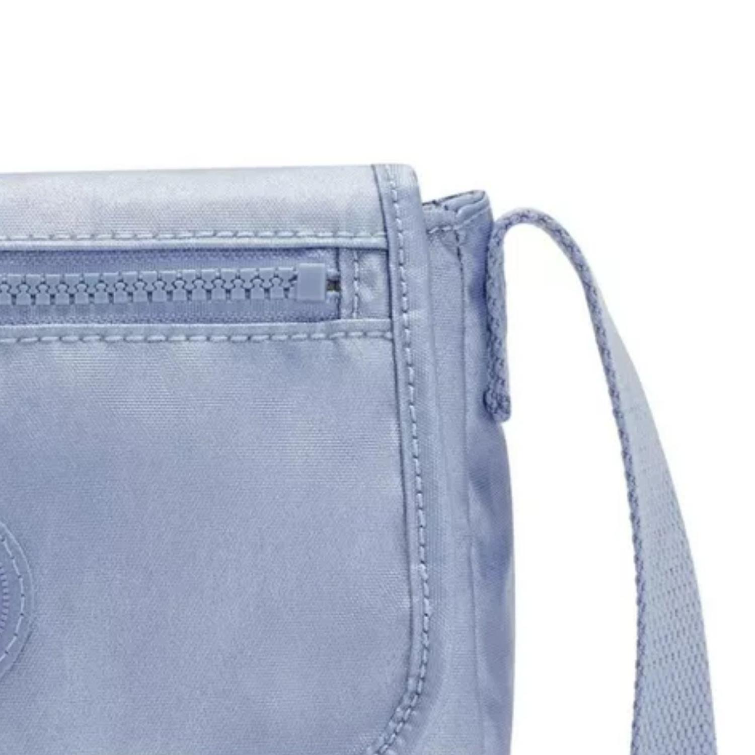 CARTERA CROSSBODY KIPLING SABIAN - AZUL METALICO - 5