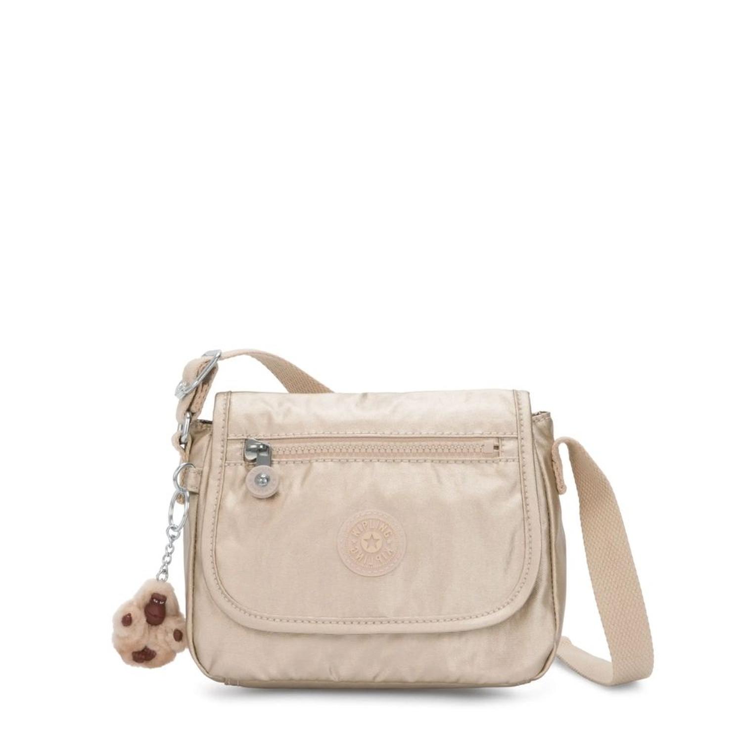 CARTERA CROSSBODY KIPLING SABIAN - GOLD METALLIC - 1