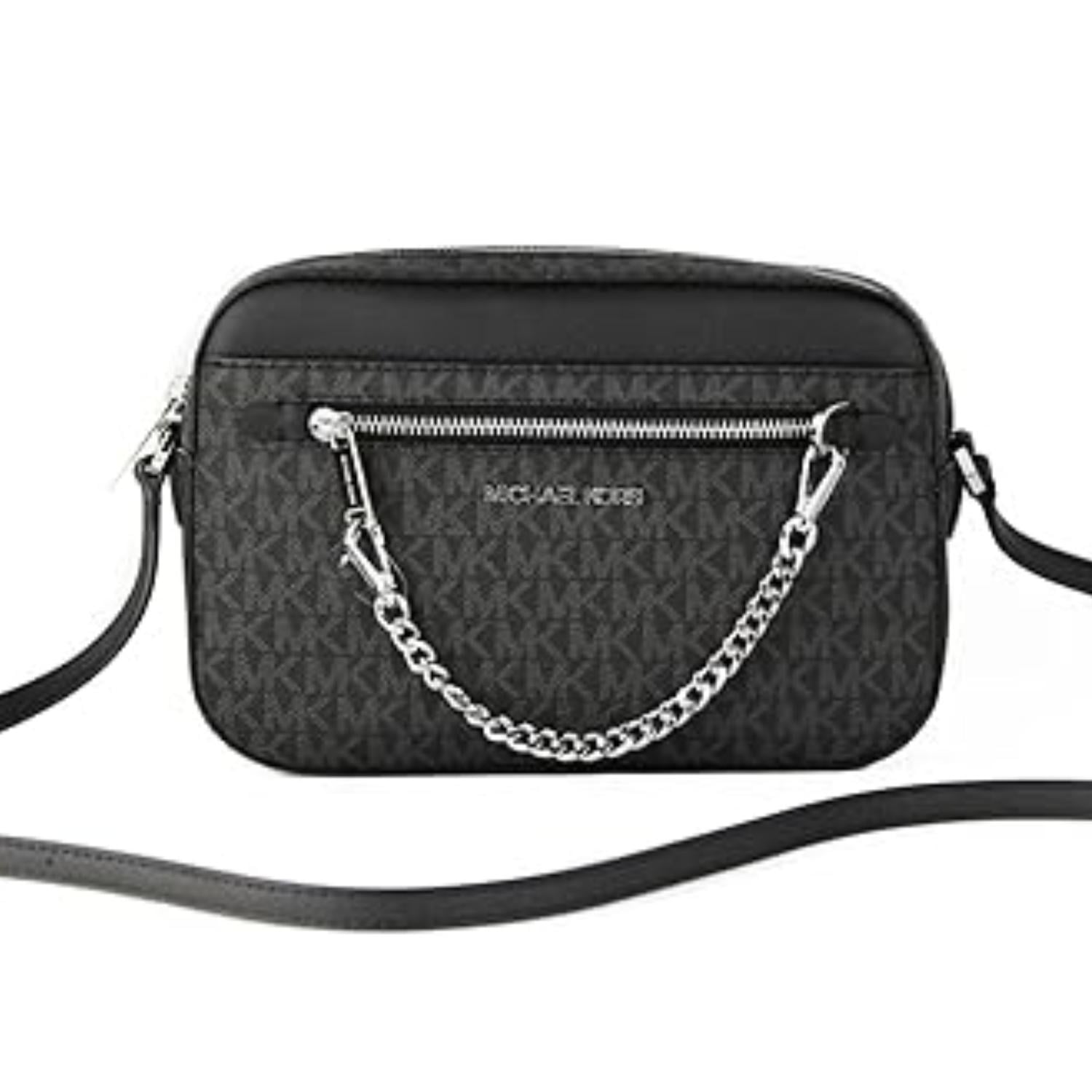 CARTERA CROSSBODY MICHAEL KORS JET SET MONOGRAM - NEGRO - 2