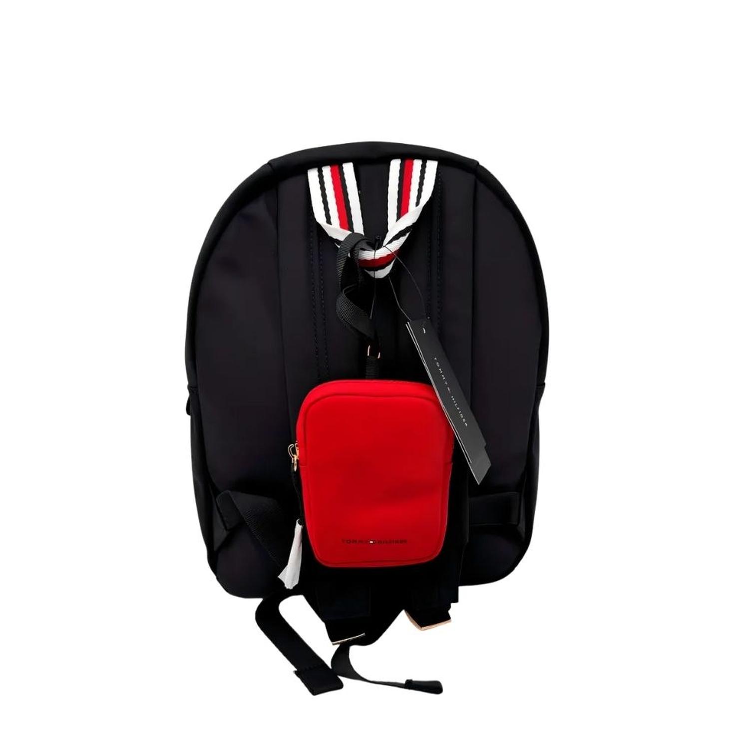 MOCHILA CON MONEDERO TOMMY HILFIGER - AZUL - 4