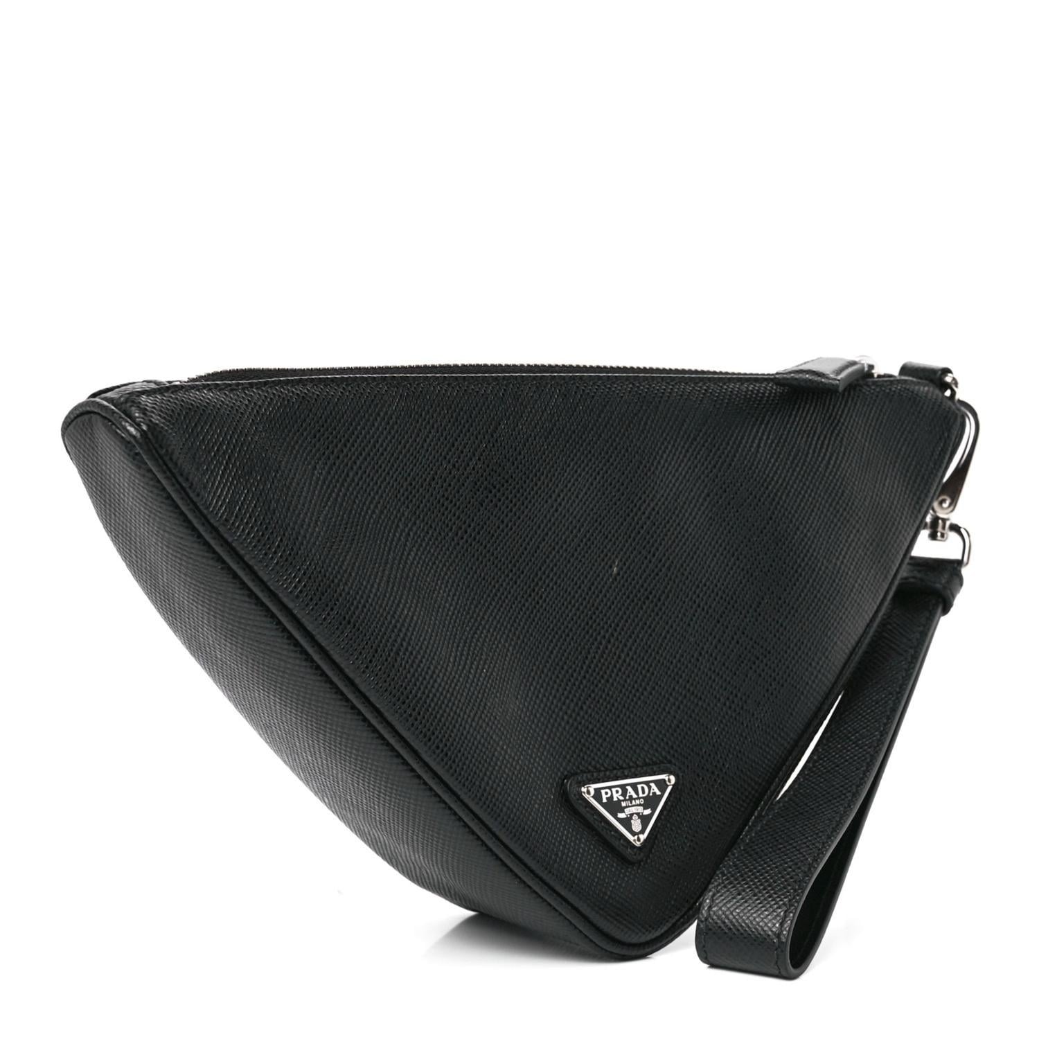 CARTERA DE MANO PRADA DE CUERO GRANULADO - 2
