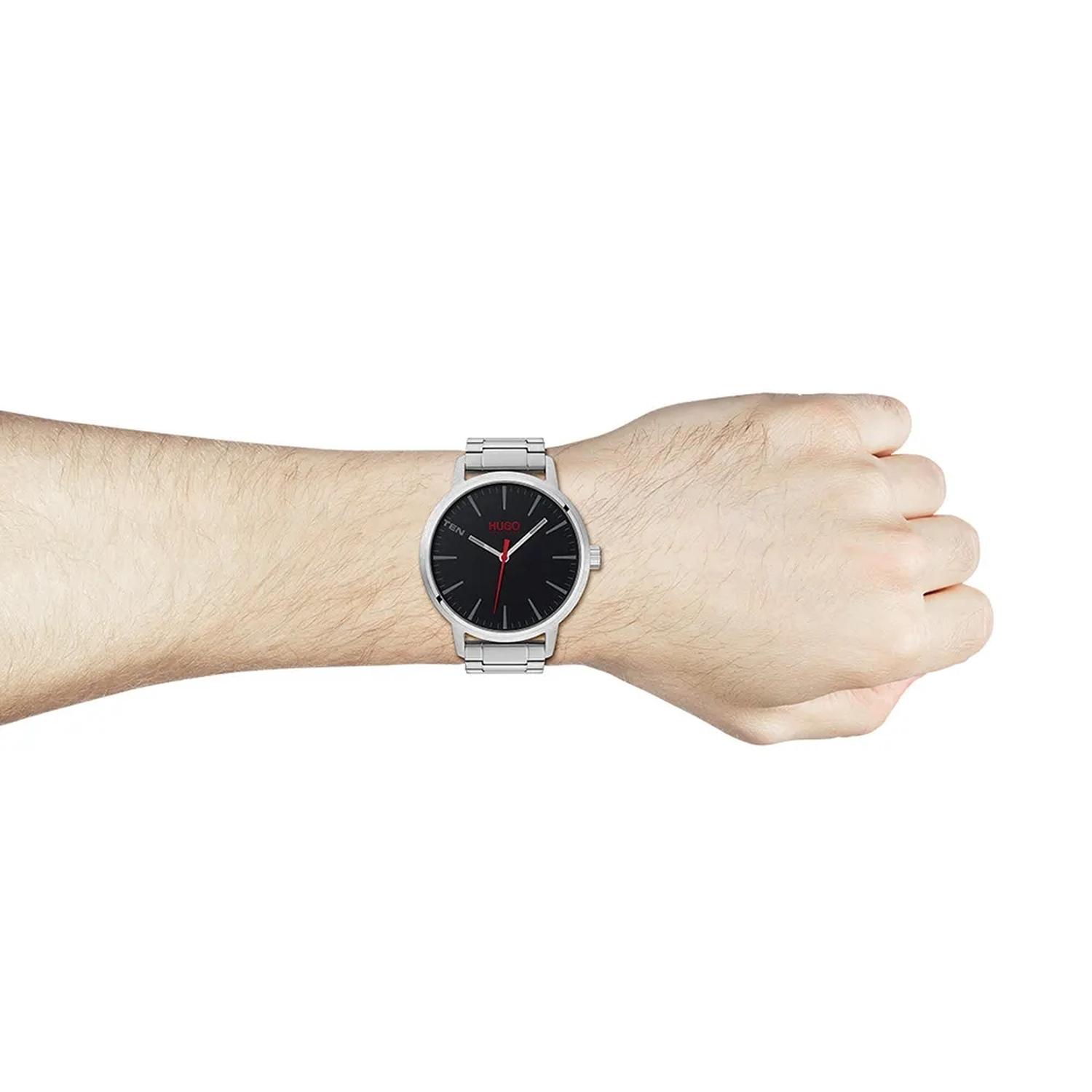 RELOJ HOMBRE HUGO BOSS STAND - PLATEADO - 4