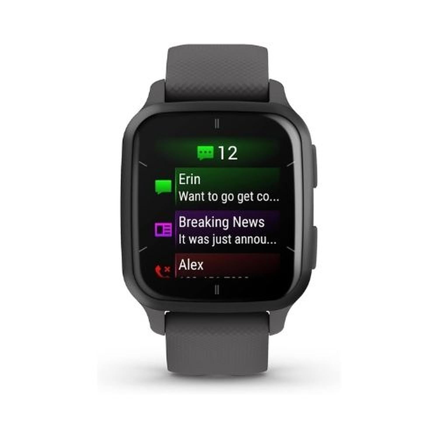 RELOJ SMARTWATCH GARMIN VENU SQ 2 GPS - NEGRO - 2