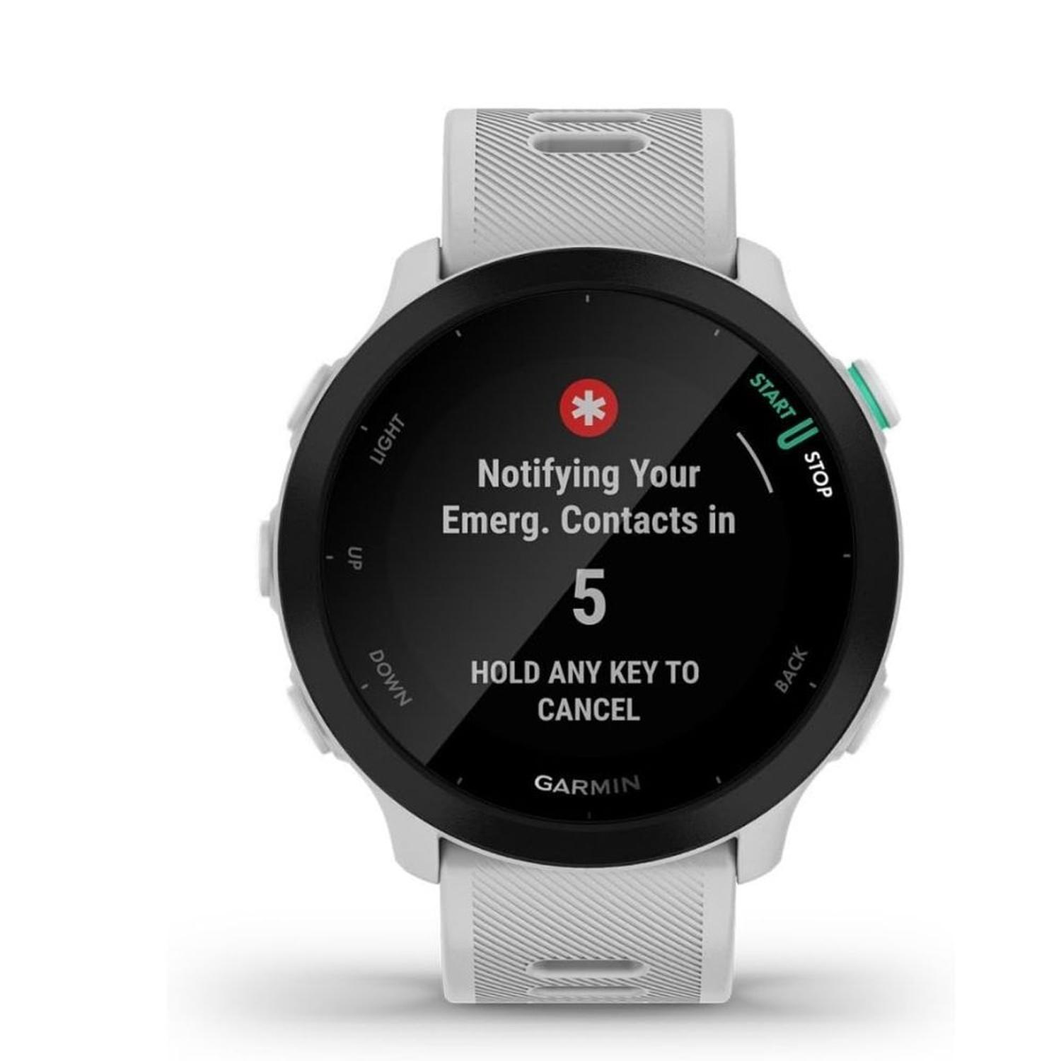 RELOJ SMARTWATCH GARMIN FORERUNNER 55 BLANCO - 2