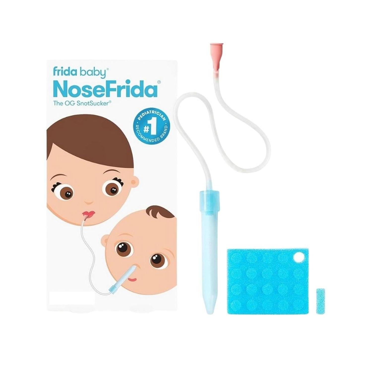 ASPIRADOR NASAL BEBES FRIDA BABY NOSEFRIDA CON 40 FILTROS - 1