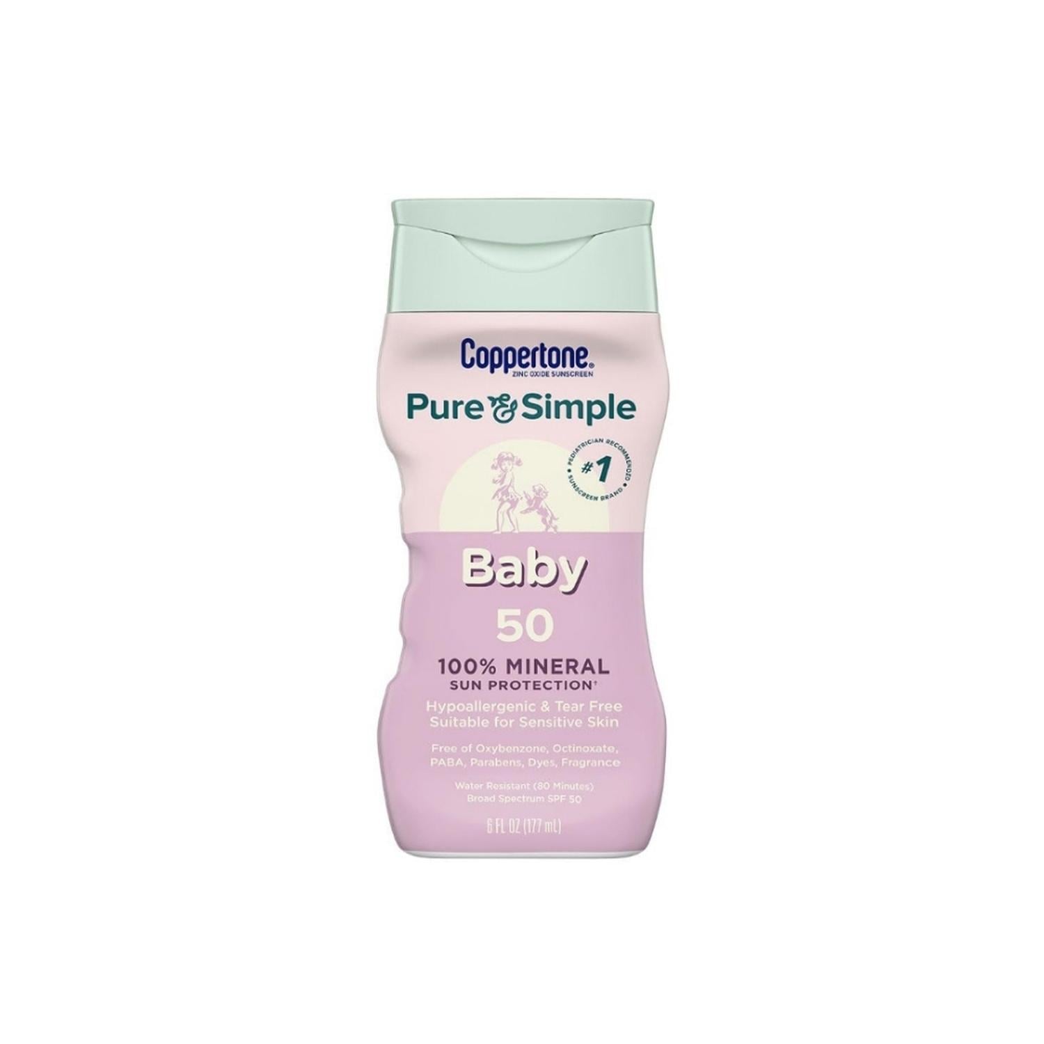 BLOQUEADOR PARA BEBES COPPERTONE PURE Y SIMPLE SPF 50 - 1