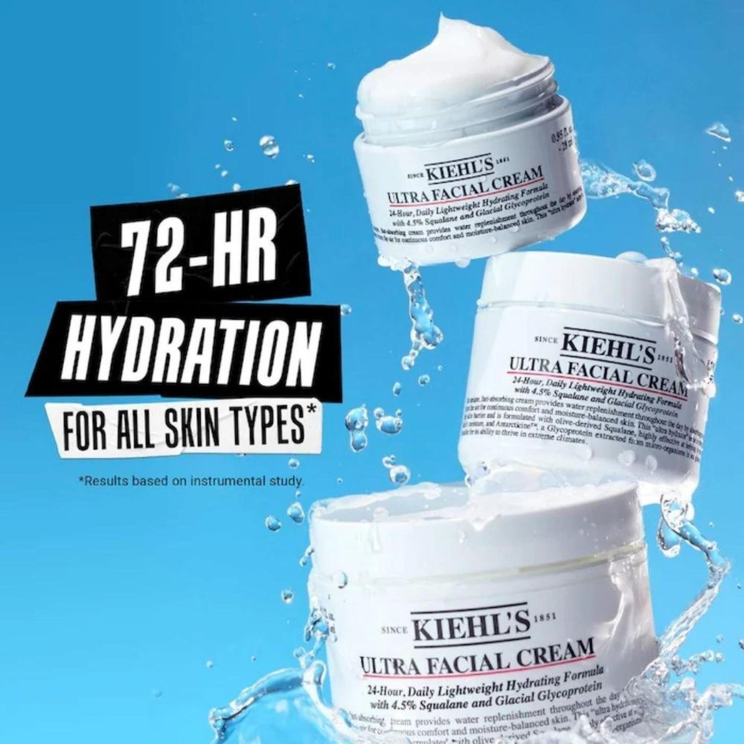 MINI SIZE CREMA KIEHL'S ULTRA FACIAL CON ESCUALANO - 7 ML - 2