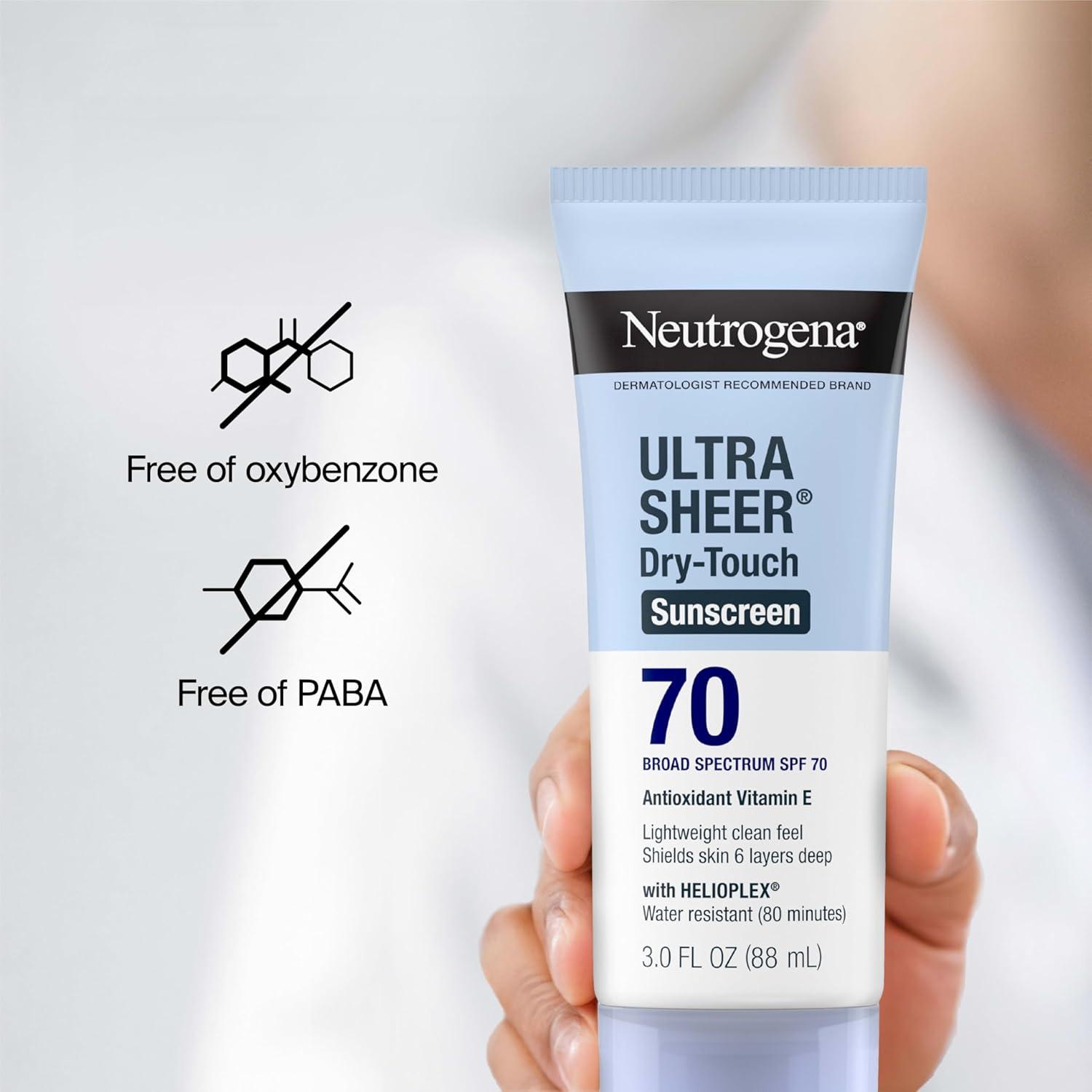 BLOQUEADOR NEUTROGENA ULTRA SHEER SPF 70 - 88 ML - 1