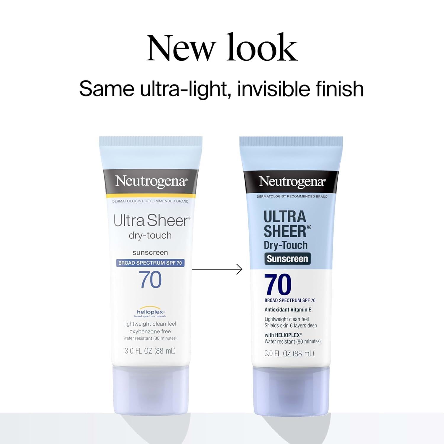 BLOQUEADOR NEUTROGENA ULTRA SHEER SPF 70 - 88 ML - 3