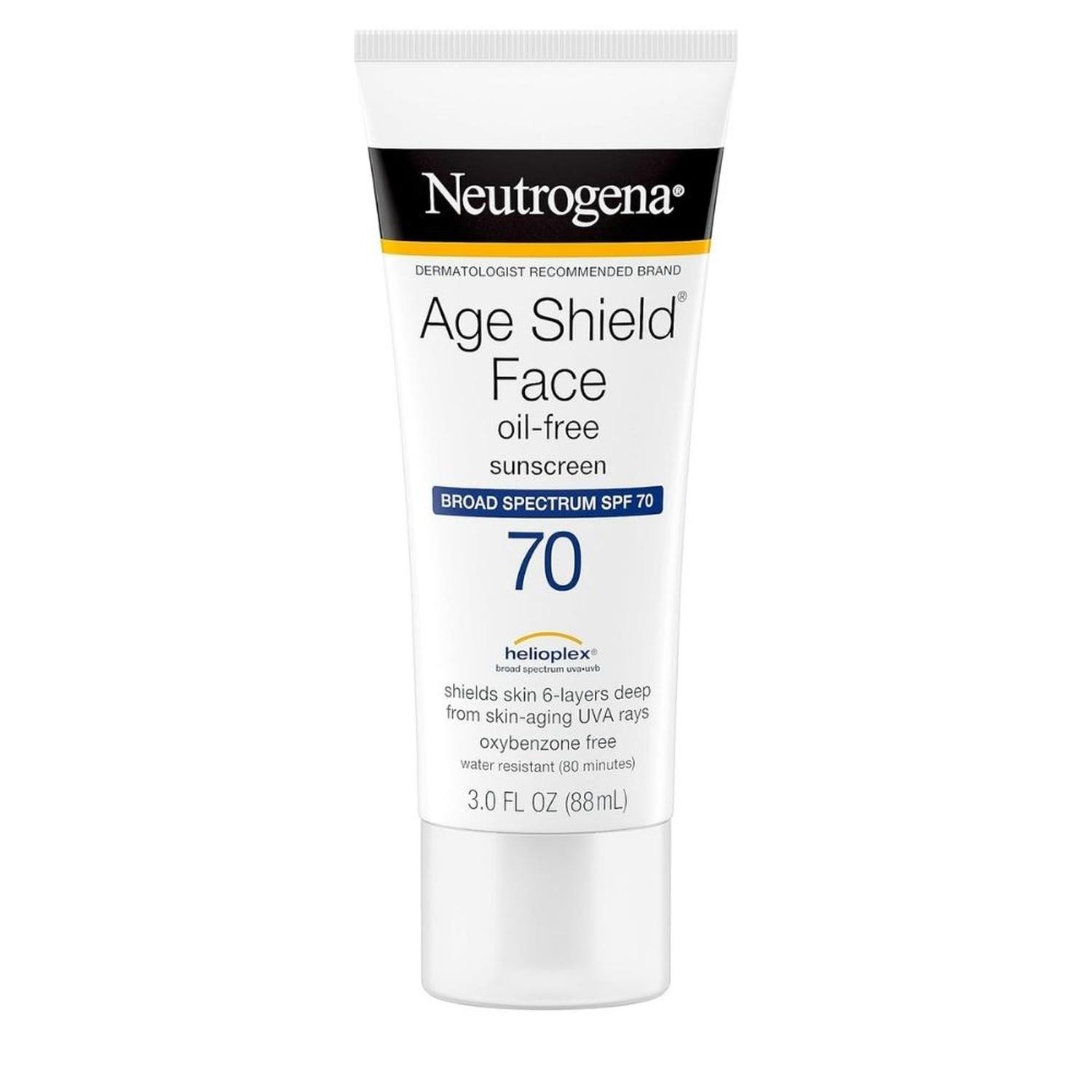 BLOQUEADOR SOLAR FACIAL NEUTROGENA AGE SHIELD SIN ACEITE SPF 70 - 88ML - 2