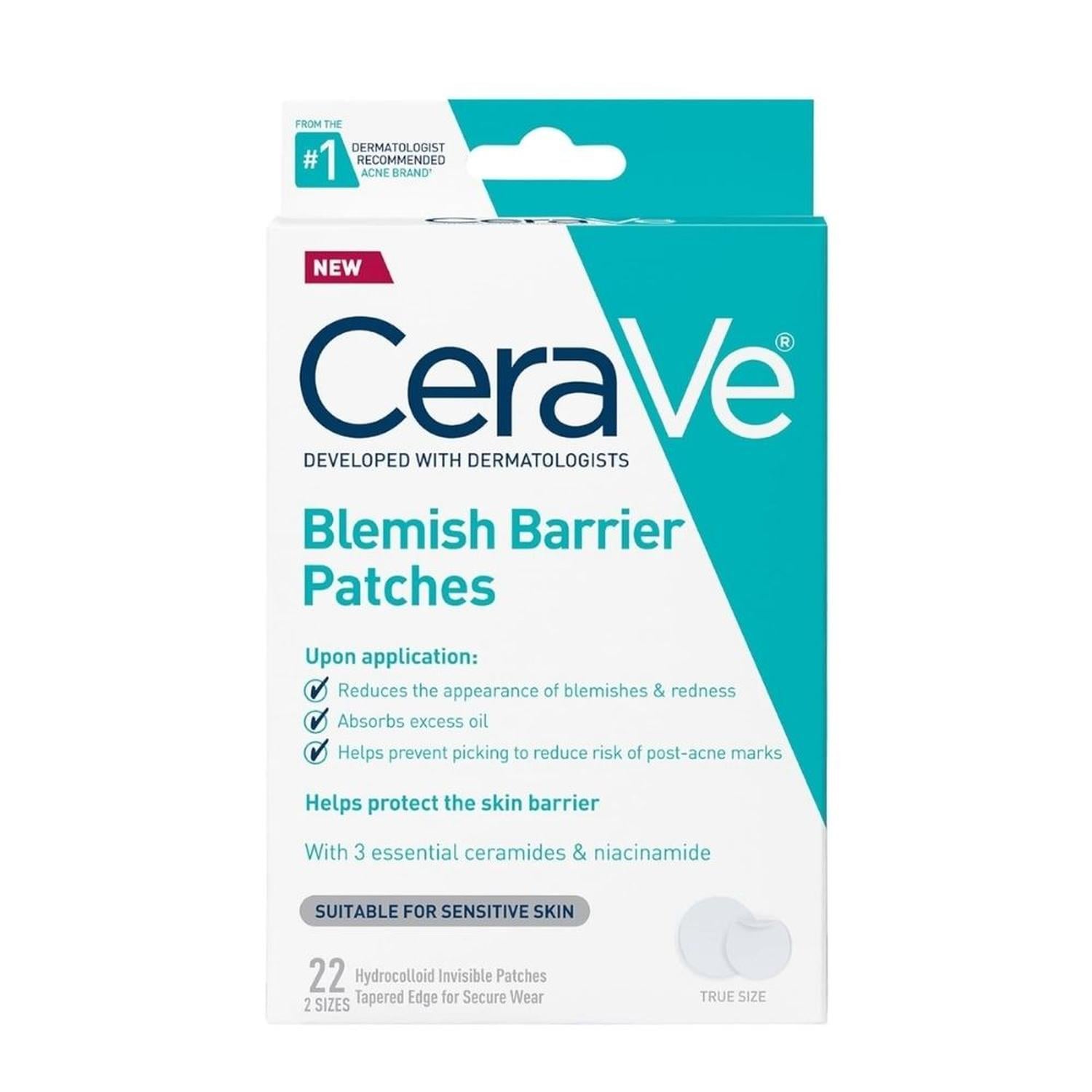 PARCHES HIDROCOLOIDES PARA MANCHAS QUE ABSORBEN EL ACEITE CERAVE - 1