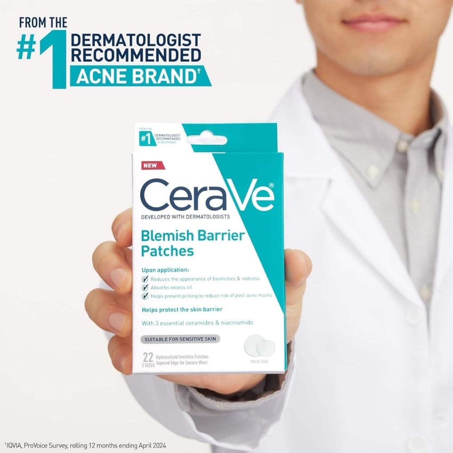PARCHES HIDROCOLOIDES PARA MANCHAS QUE ABSORBEN EL ACEITE CERAVE - 4