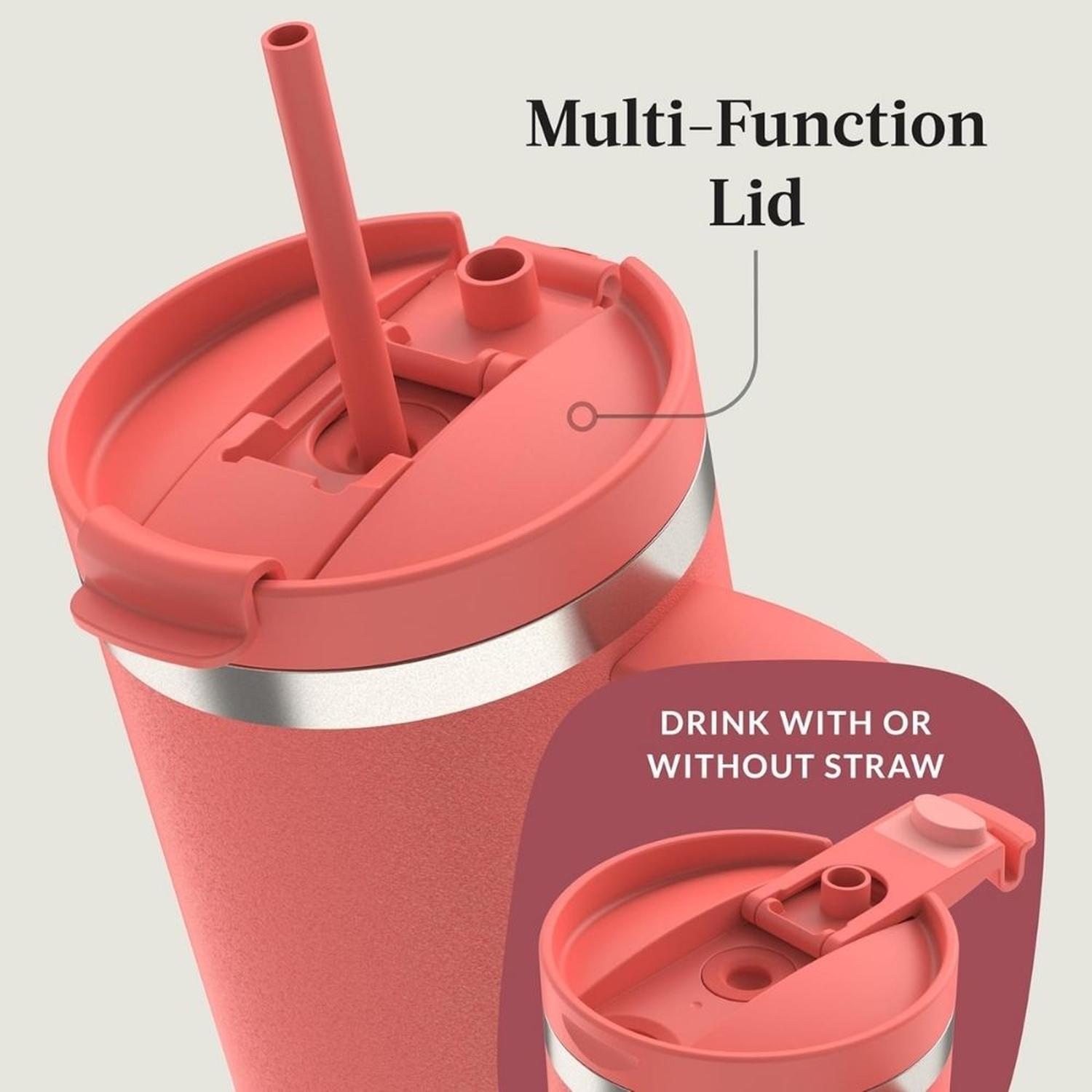 VASO DE ACERO INOXIDABLE CONTIGO STREETERVILLE - CORAL - 4