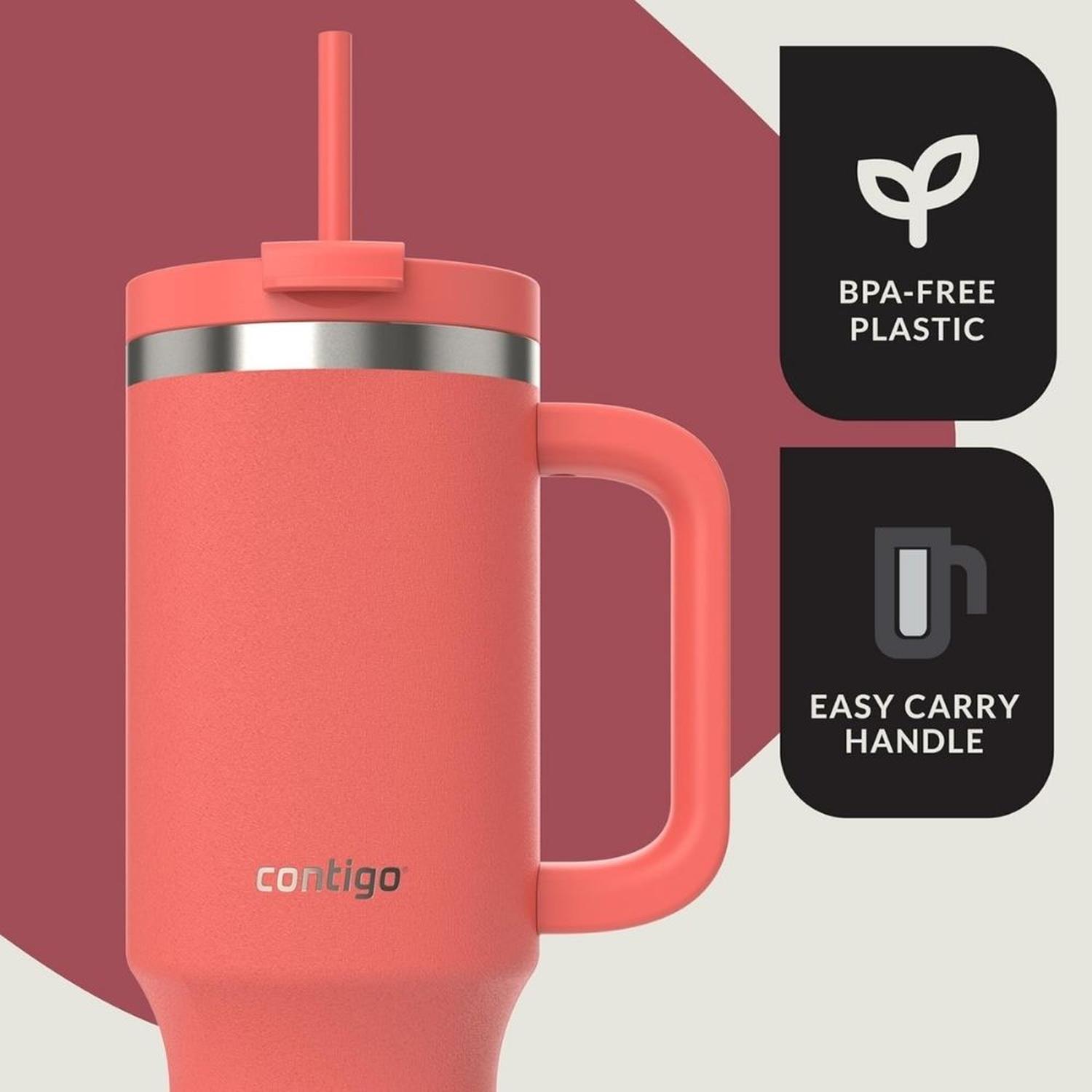 VASO DE ACERO INOXIDABLE CONTIGO STREETERVILLE - CORAL - 5
