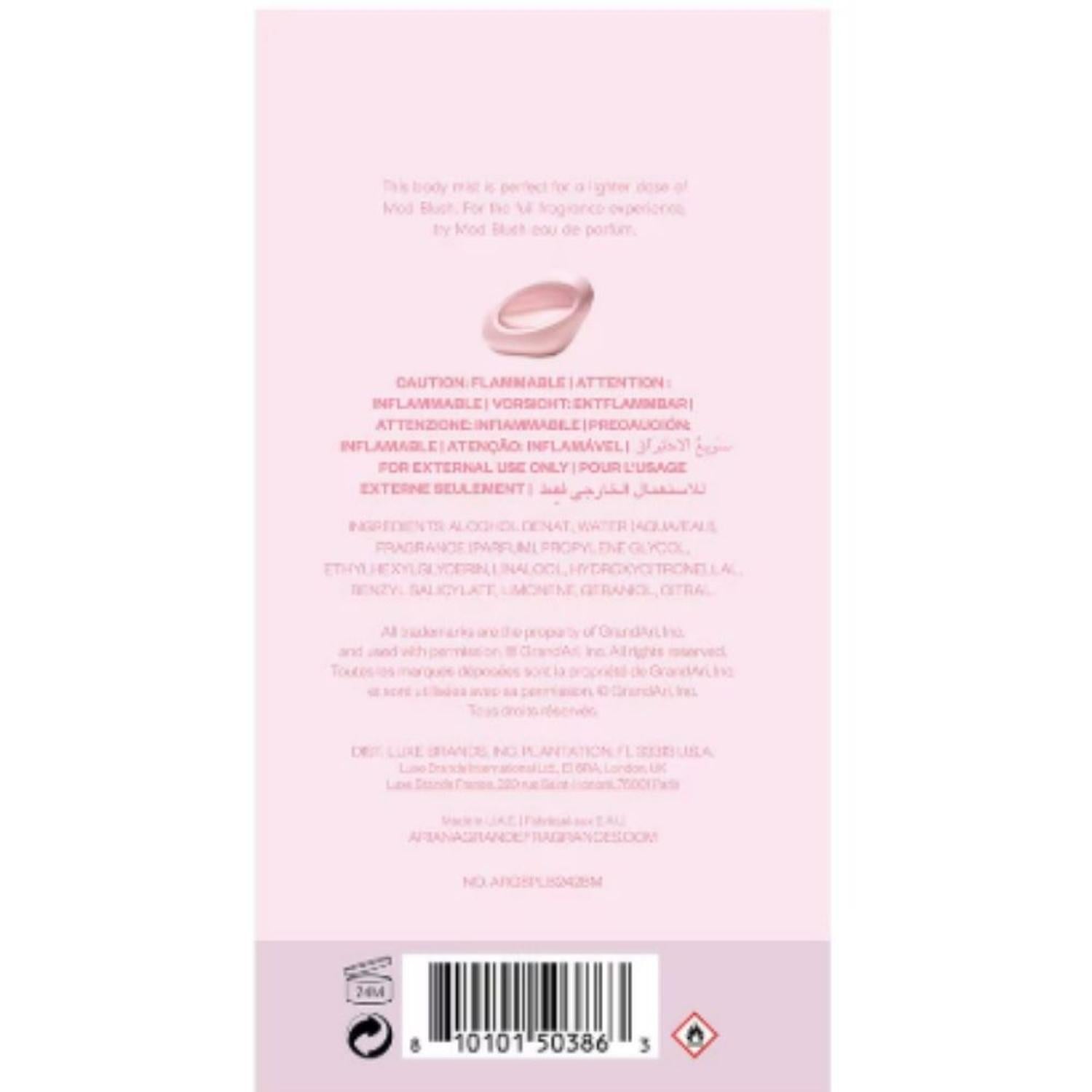 BODY MIST MOD BLUSH ARIANA GRANDE - 236 ML - 2