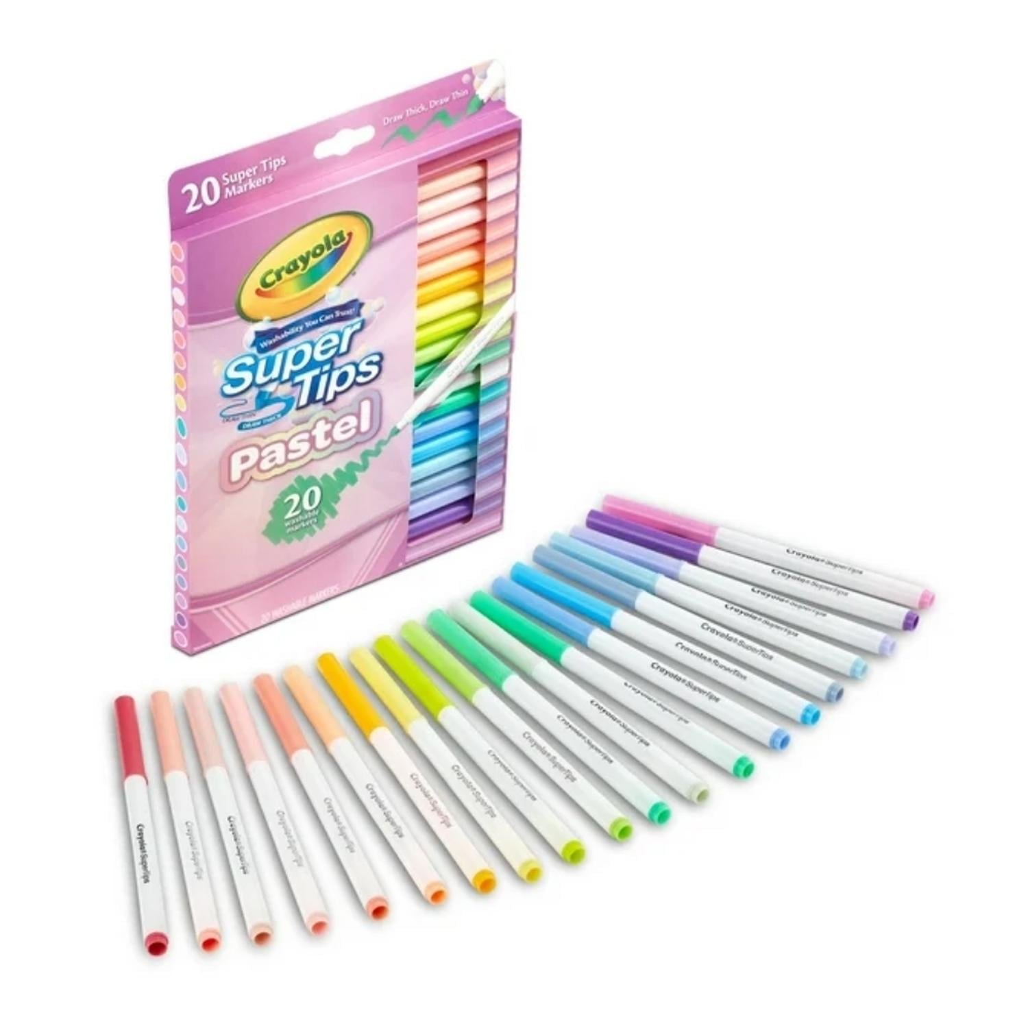 PLUMONES LETTERING CRAYOLA SUPERTIPS PASTEL X 20 UNDS - 1