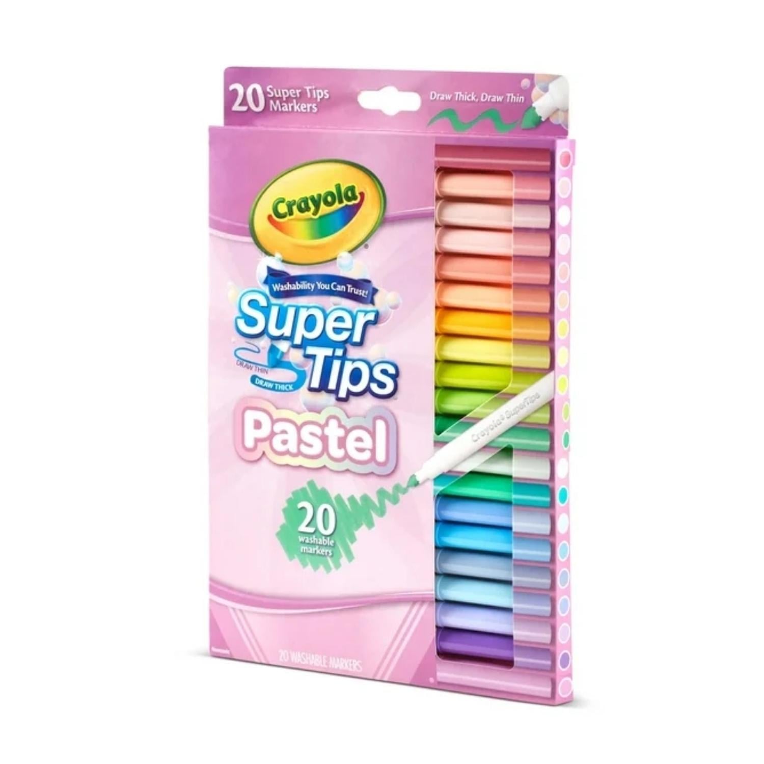 PLUMONES LETTERING CRAYOLA SUPERTIPS PASTEL X 20 UNDS - 3