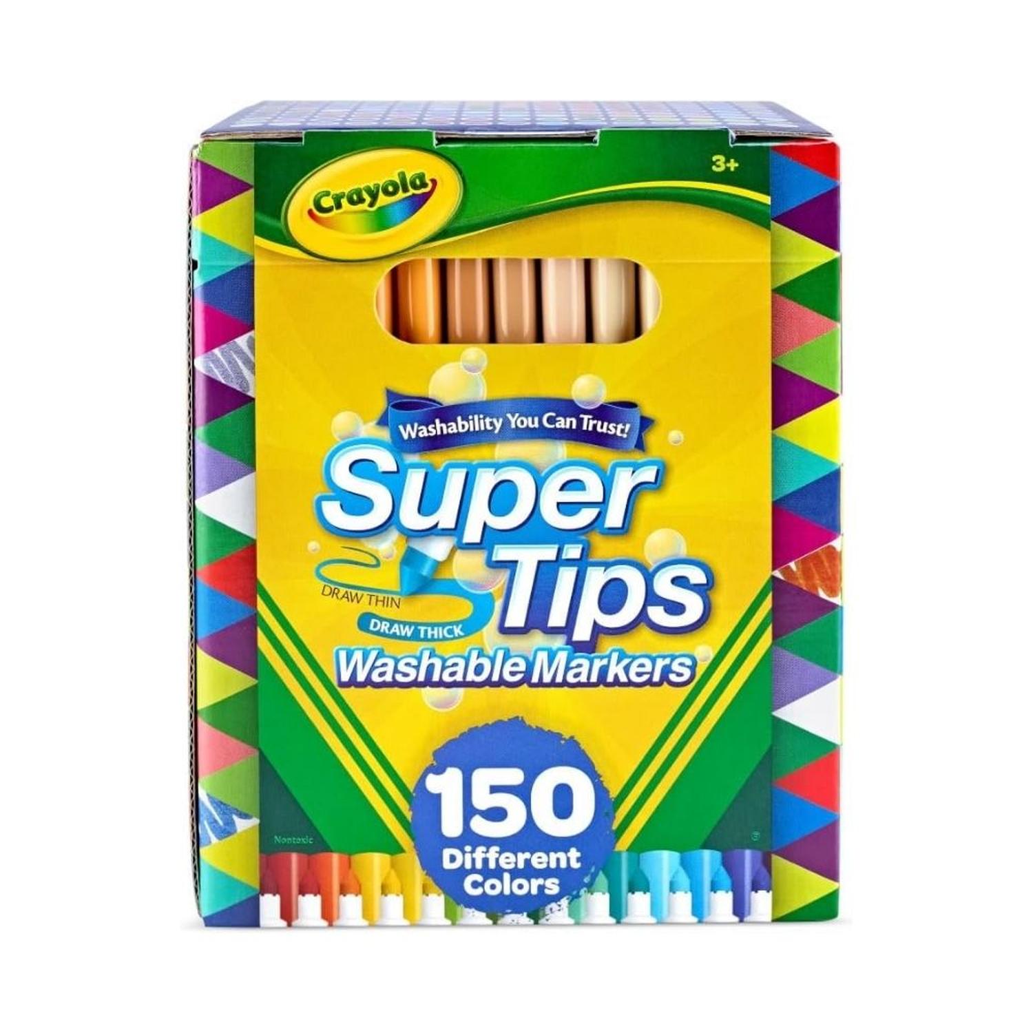 PLUMONES LETTERING CRAYOLA SUPERTIPS X 150 UNDS - 1