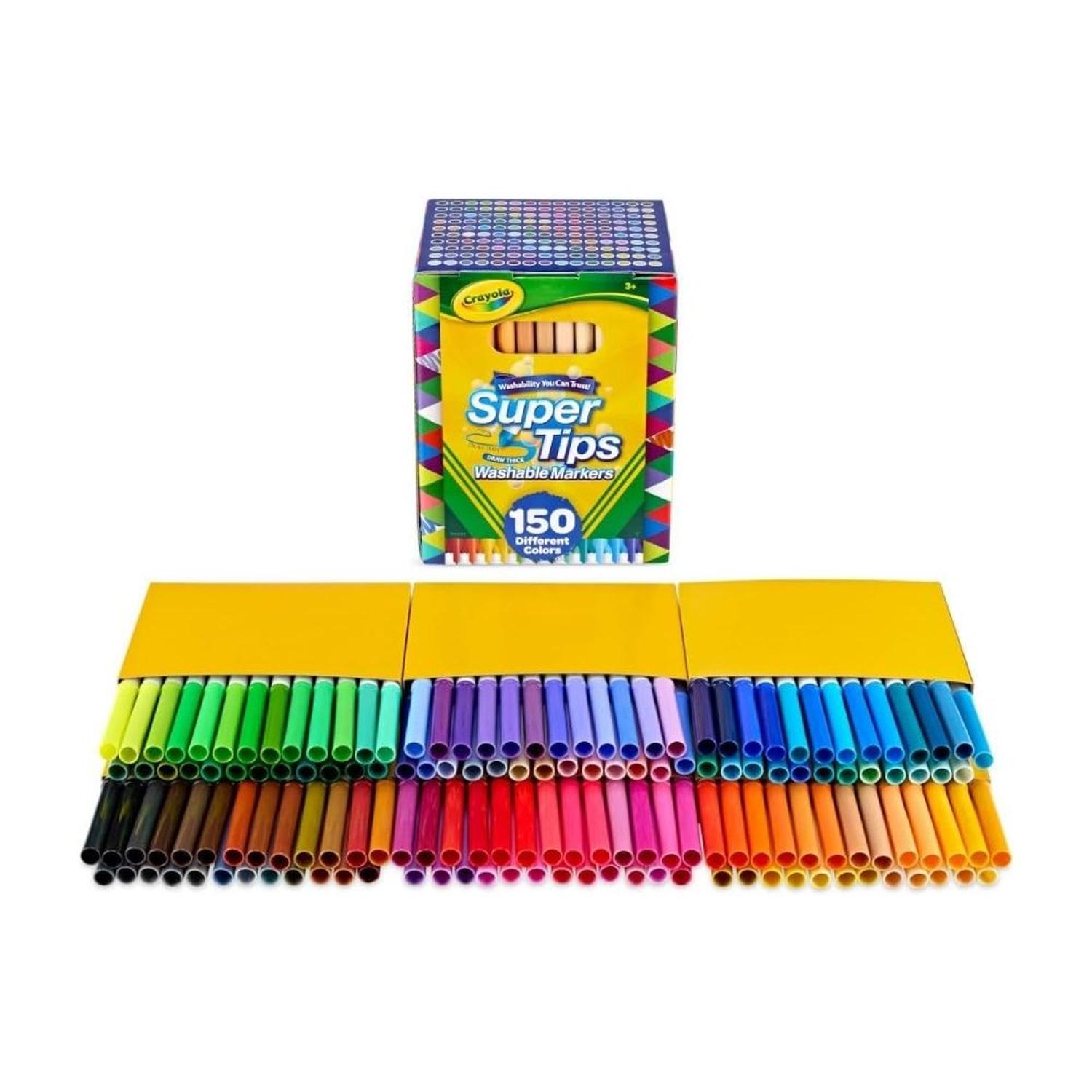 PLUMONES LETTERING CRAYOLA SUPERTIPS X 150 UNDS - 3