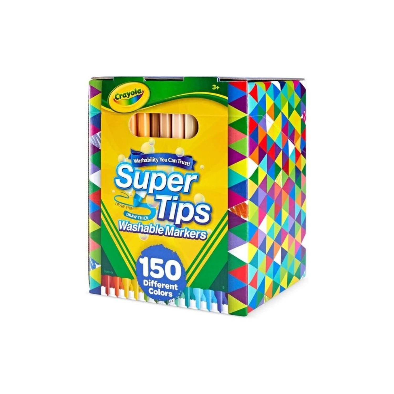 PLUMONES LETTERING CRAYOLA SUPERTIPS X 150 UNDS - 5