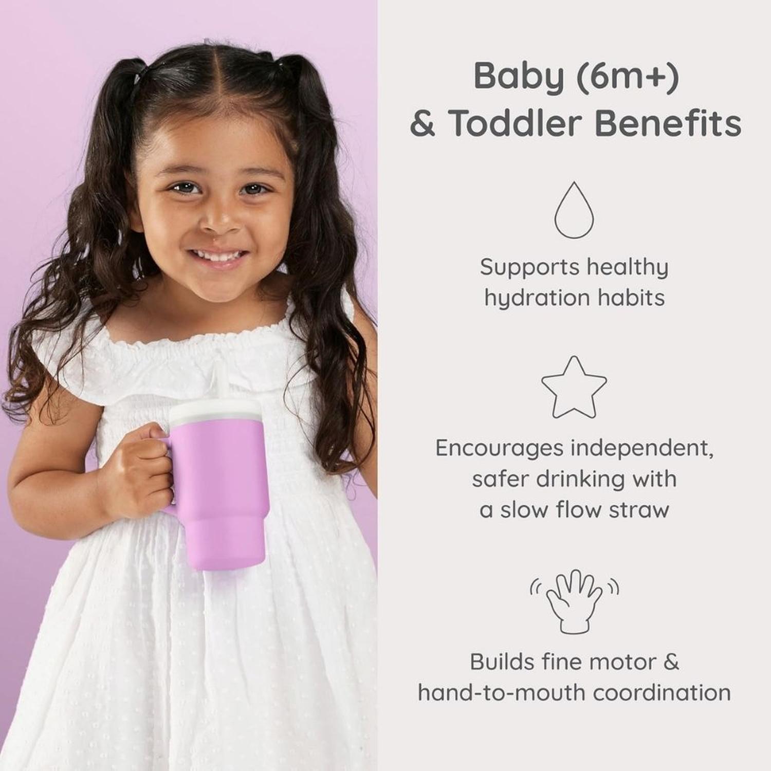VASO INFANTINO MY 1ST TUMBLER - ROSA - 4