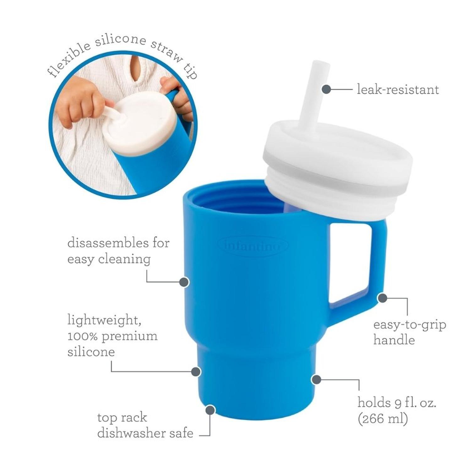 VASO INFANTINO MY 1ST TUMBLER - CELESTE - 3