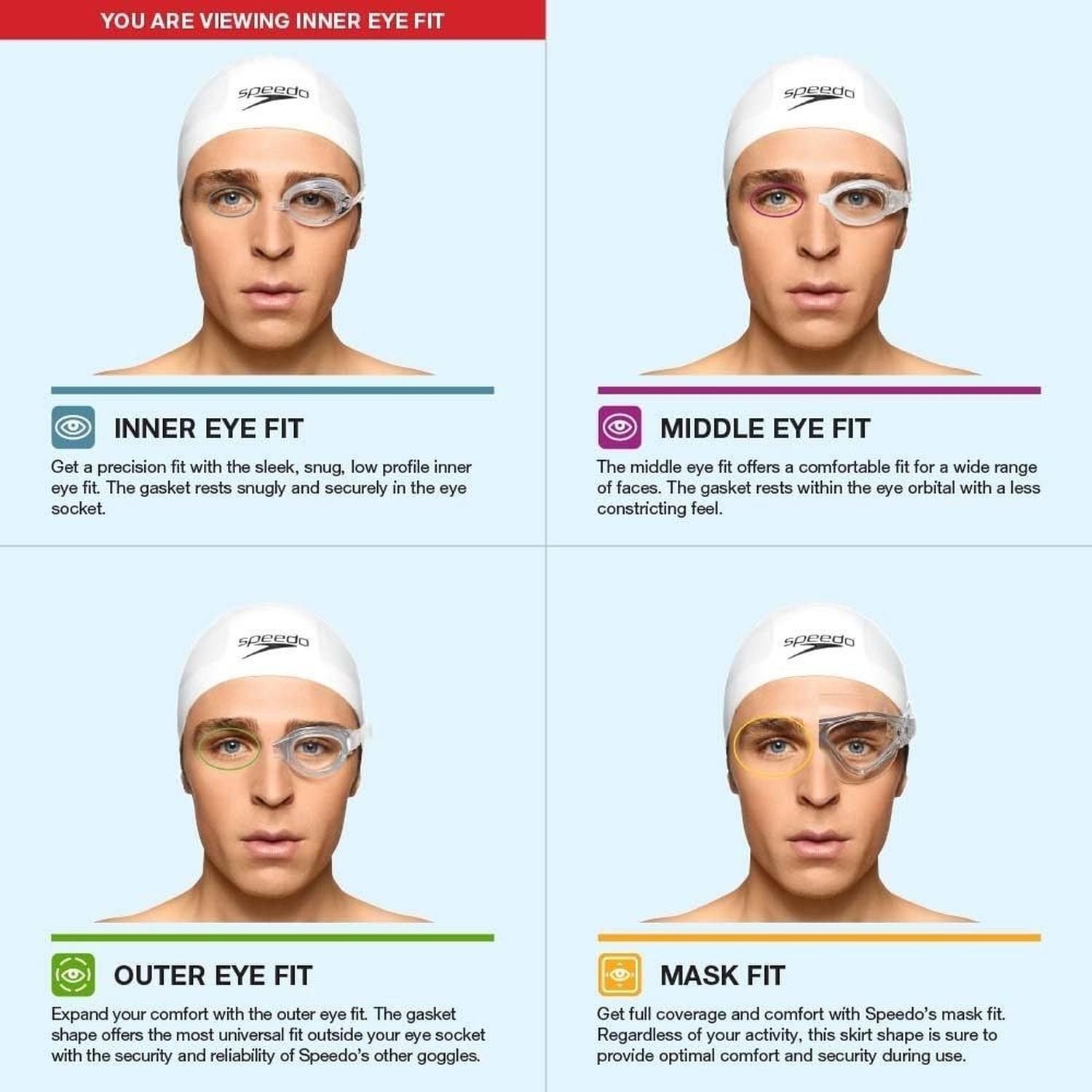 SET NATACION SPEEDO 2 LENTES Y CLIP NASAL - 6