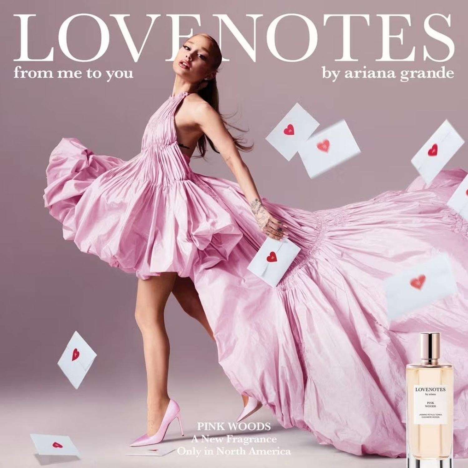 PERFUME EAU LOVE NOTES BY ARIANA GRANDE PINK WOODS - 125 ML - 3