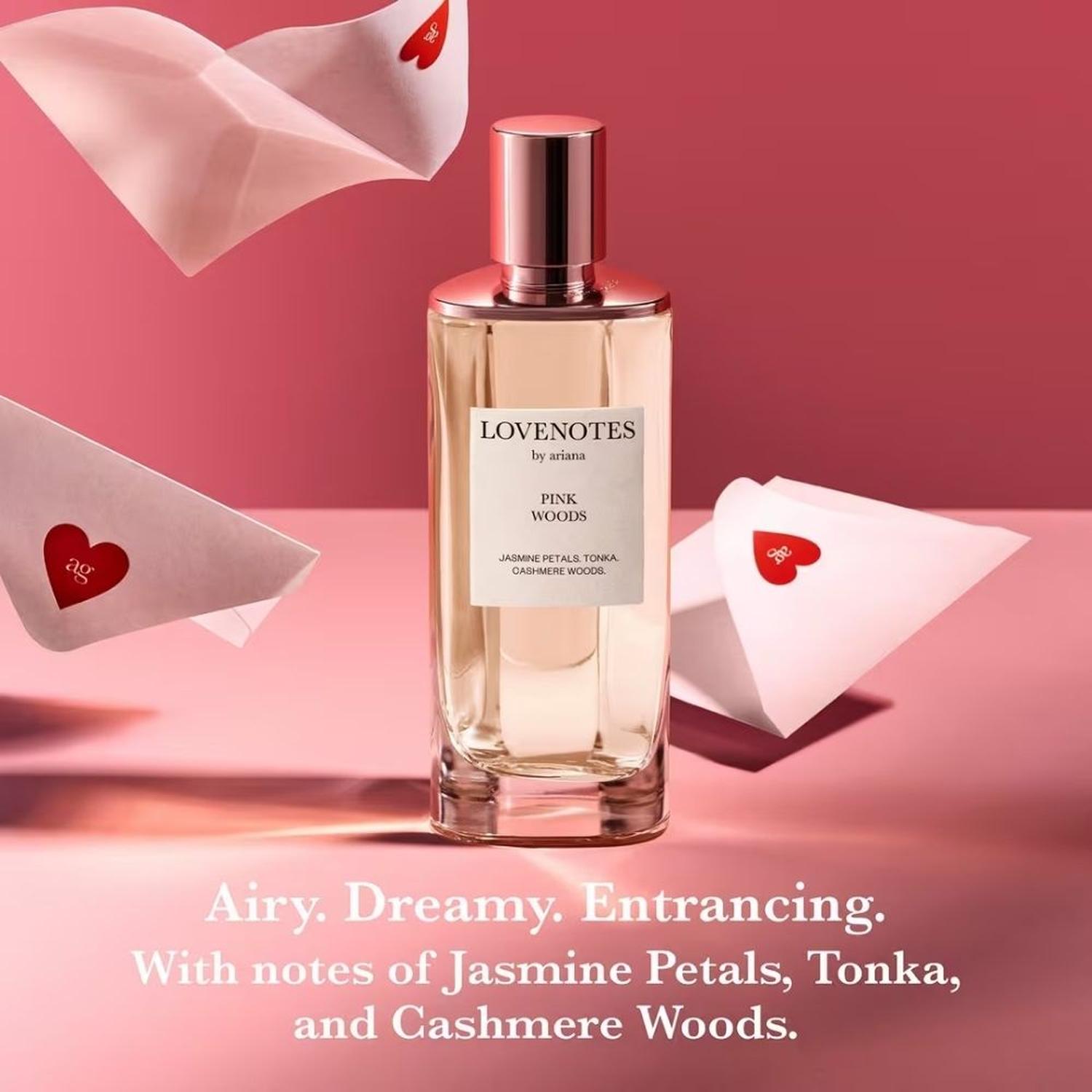 PERFUME EAU LOVE NOTES BY ARIANA GRANDE PINK WOODS - 125 ML - 5