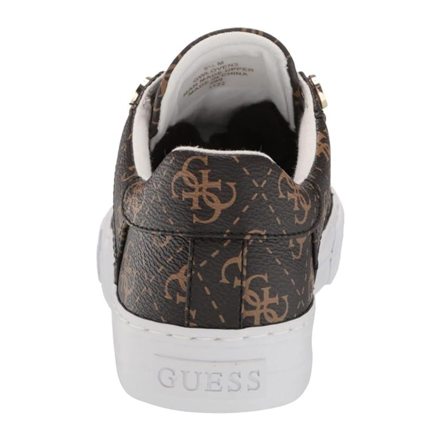 ZAPATILLA DE MUJER GUESS LOVEN - MARRON - 3