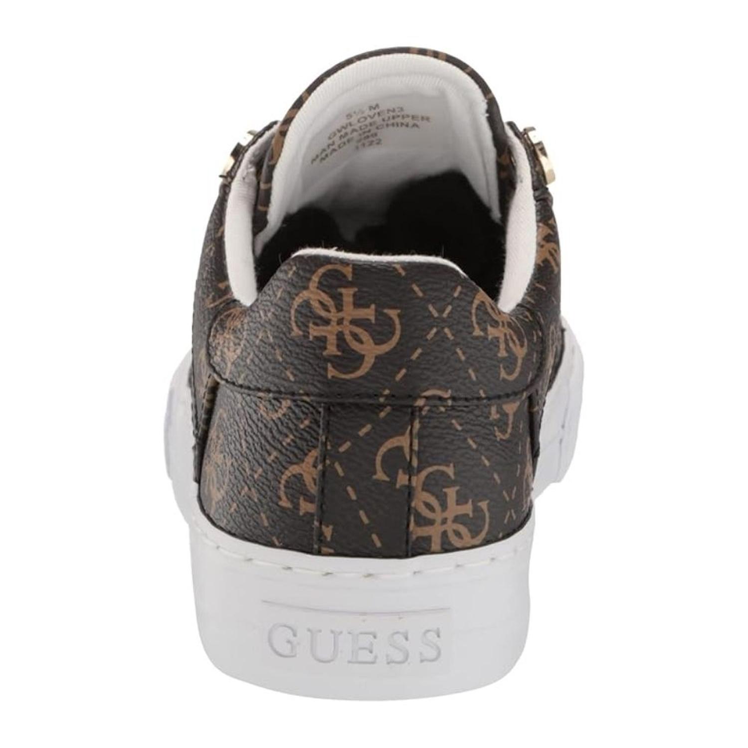ZAPATILLA DE MUJER GUESS LOVEN - MARRON - 3