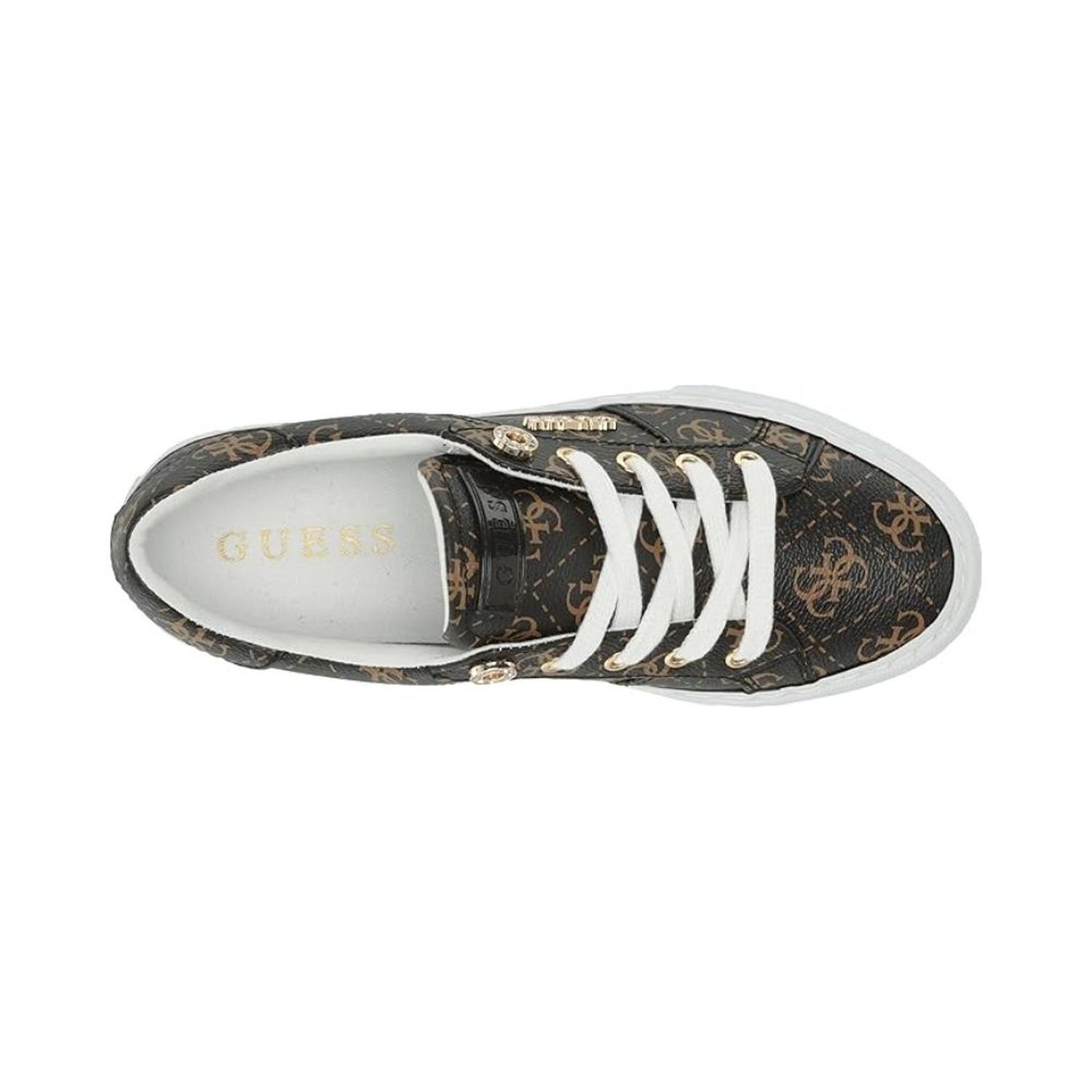 ZAPATILLA DE MUJER GUESS LOVEN - MARRON - 5