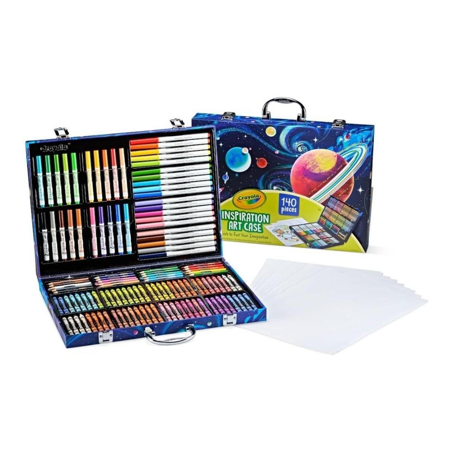 ESTUCHE DE ARTE CRAYOLA INSPIRATION ART 140 PIEZAS - SPACE - 1