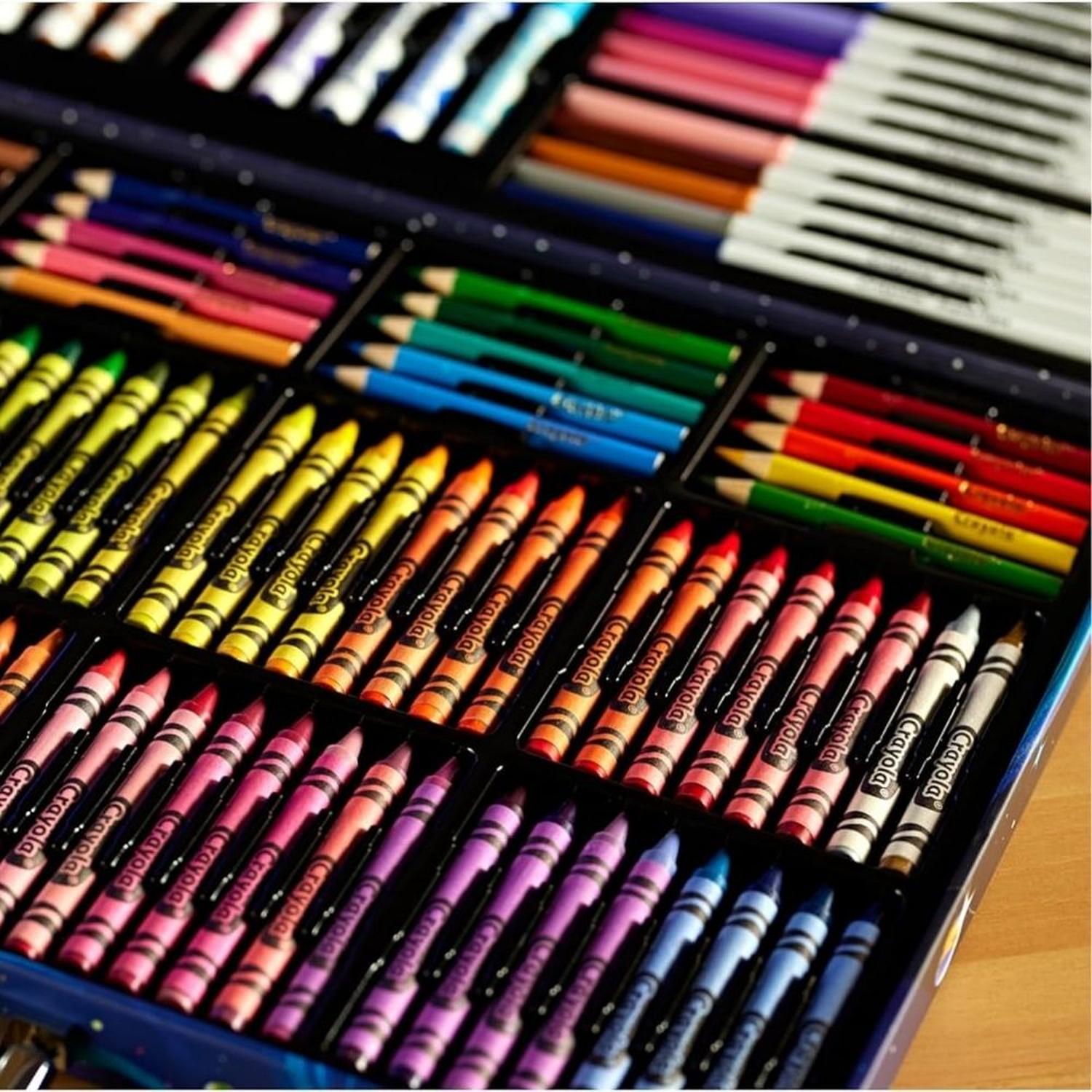 ESTUCHE DE ARTE CRAYOLA INSPIRATION ART 140 PIEZAS - SPACE - 9