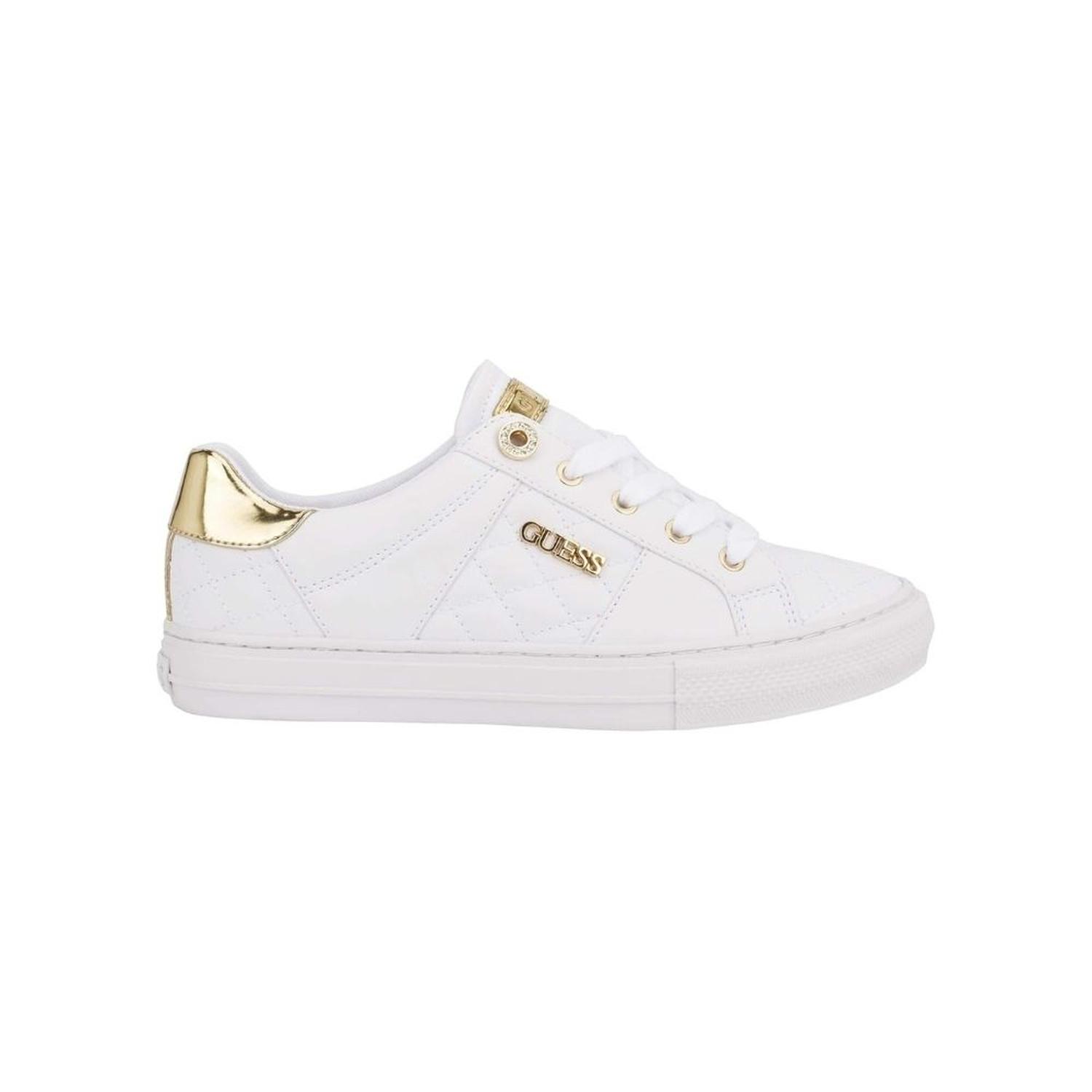 ZAPATILLA DE MUJER GUESS LOVEN - BLANCA - 3