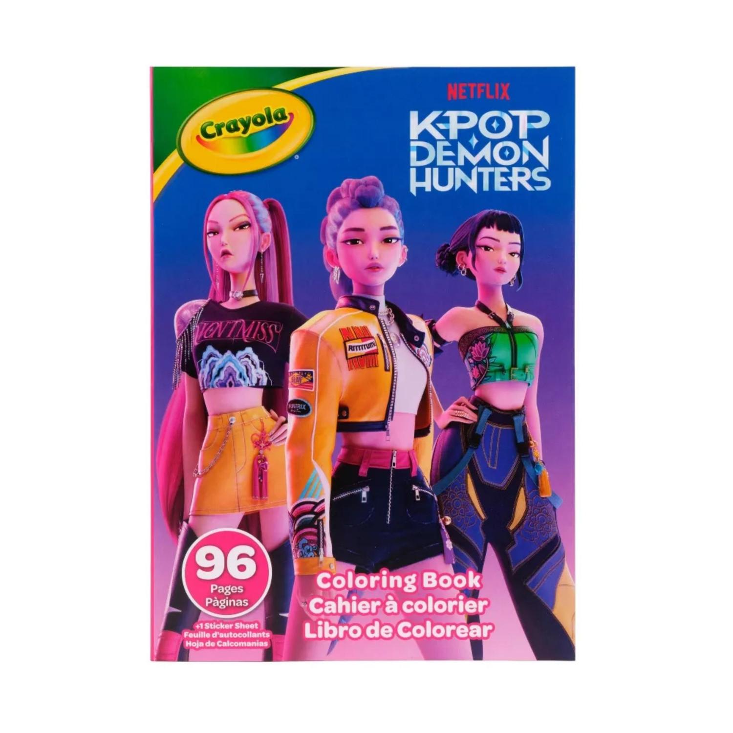 PACKX2 LIBRO PARA COLOREAR CRAYOLA K-POP DEMON HUNTER - 2