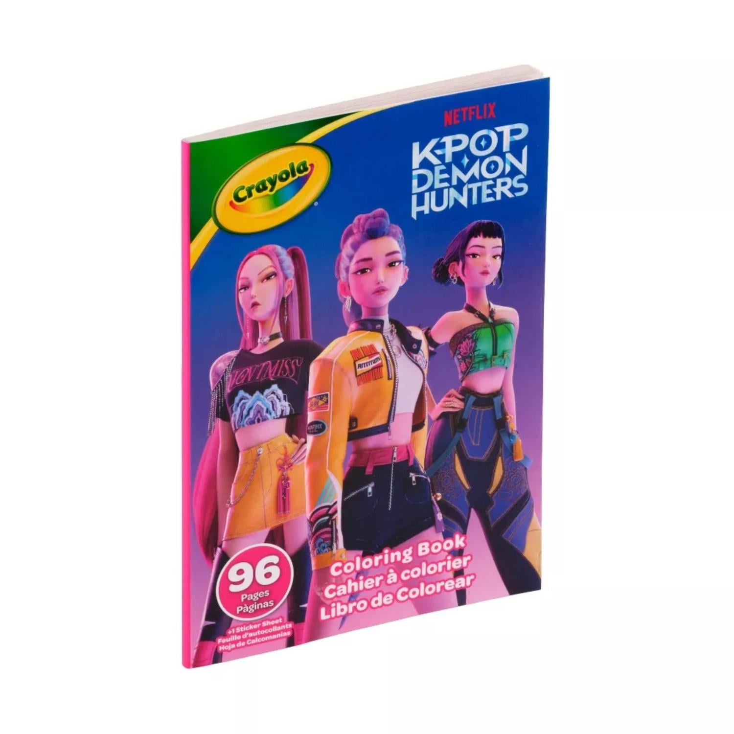 PACKX2 LIBRO PARA COLOREAR CRAYOLA K-POP DEMON HUNTER - 3