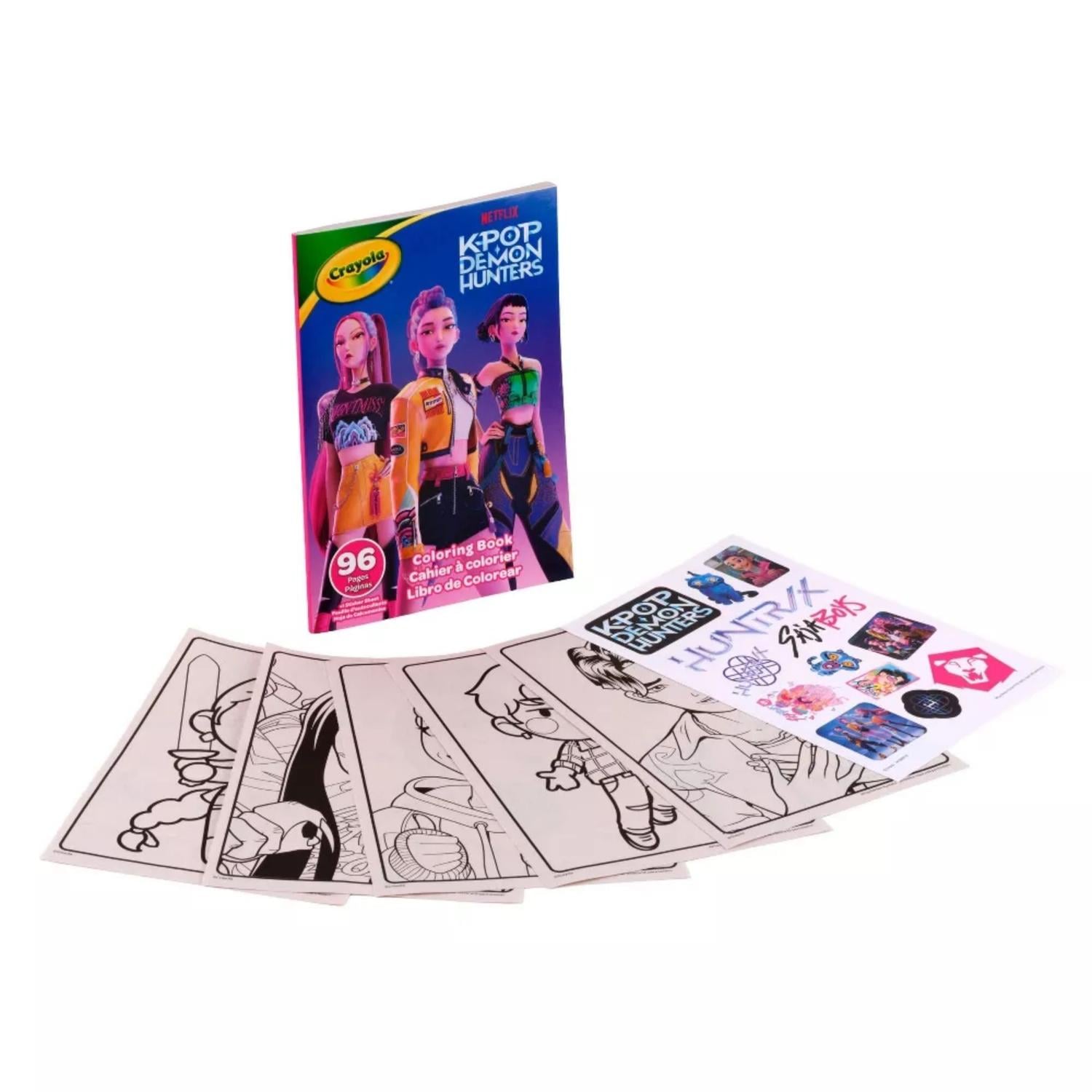 PACKX2 LIBRO PARA COLOREAR CRAYOLA K-POP DEMON HUNTER - 4