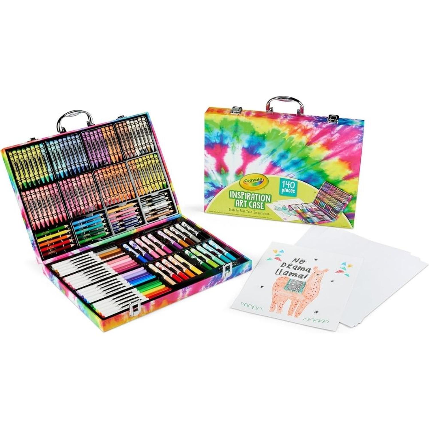 ESTUCHE DE ARTE CRAYOLA INSPIRATION ART 140 PIEZAS - TIE DYE - 1