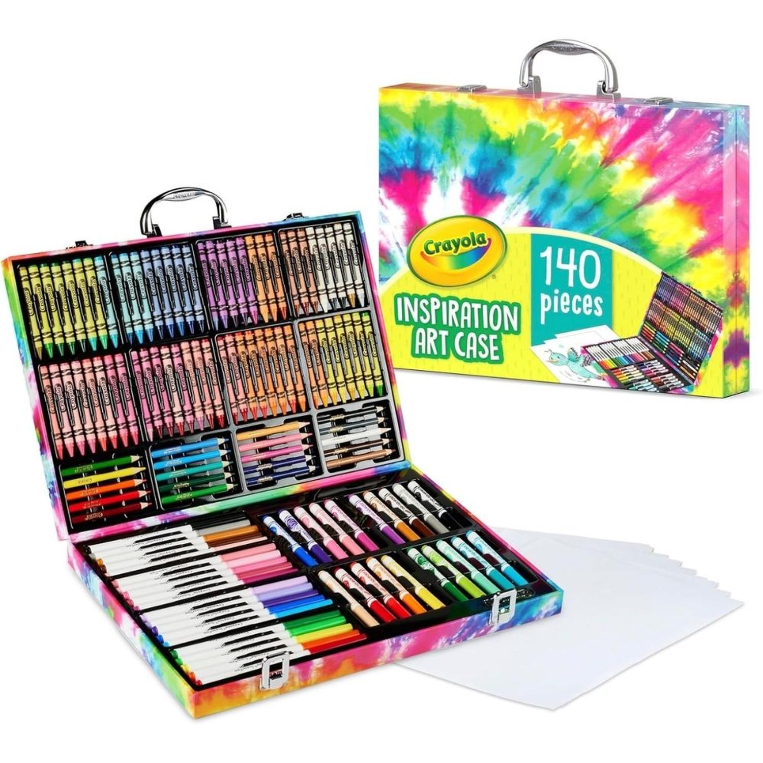 ESTUCHE DE ARTE CRAYOLA INSPIRATION ART 140 PIEZAS - TIE DYE - 5