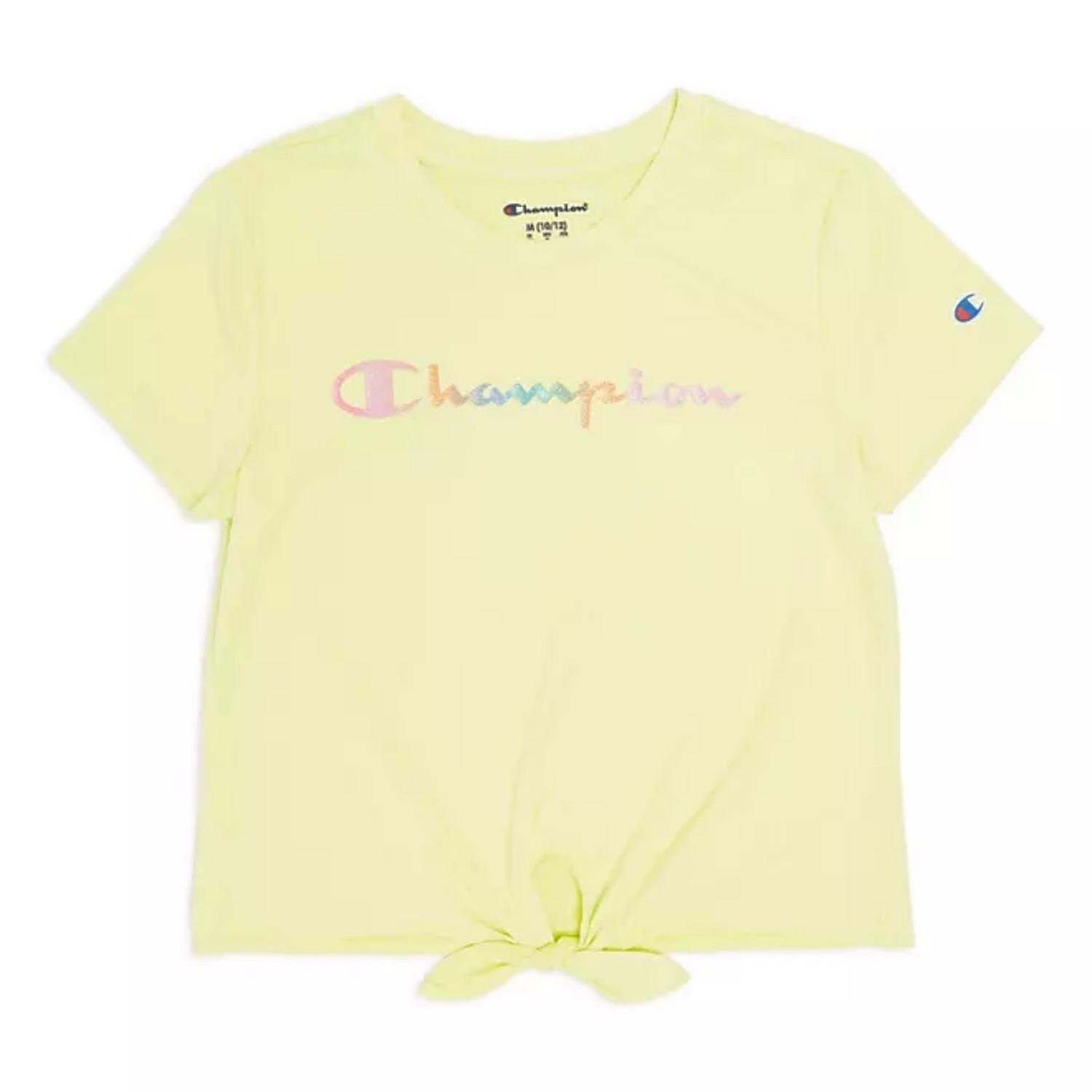 POLO NIÑAS CHAMPION NUDO ACTIVE TOP - AMARILLO - 1