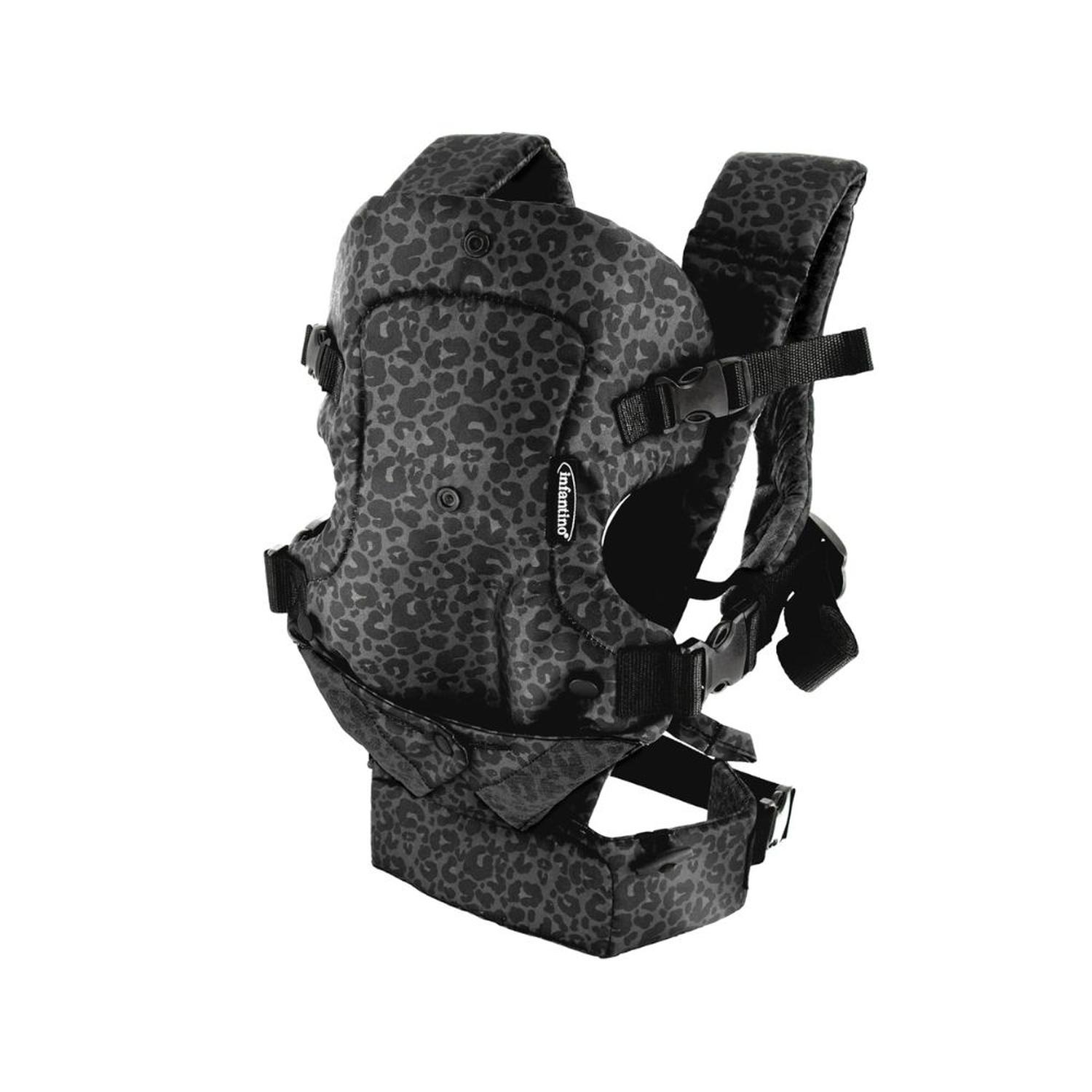 PORTABEBES CONVERTIBLE 4 EN 1 INFANTINO FLIP LUXE - GRAY LEOPARD - 6