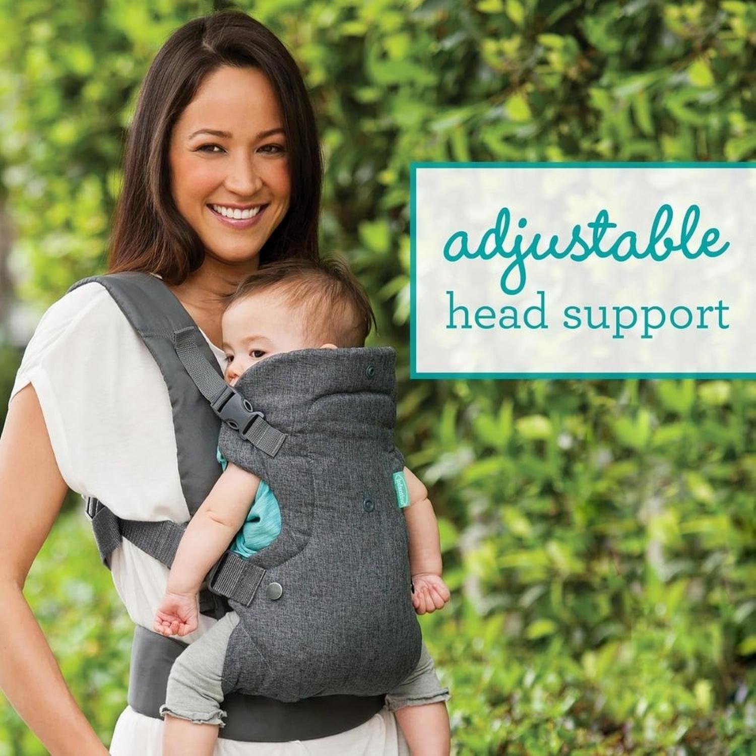 PORTABEBES CONVERTIBLE 4 EN 1 INFANTINO FLIP LUXE - GRIS - 6