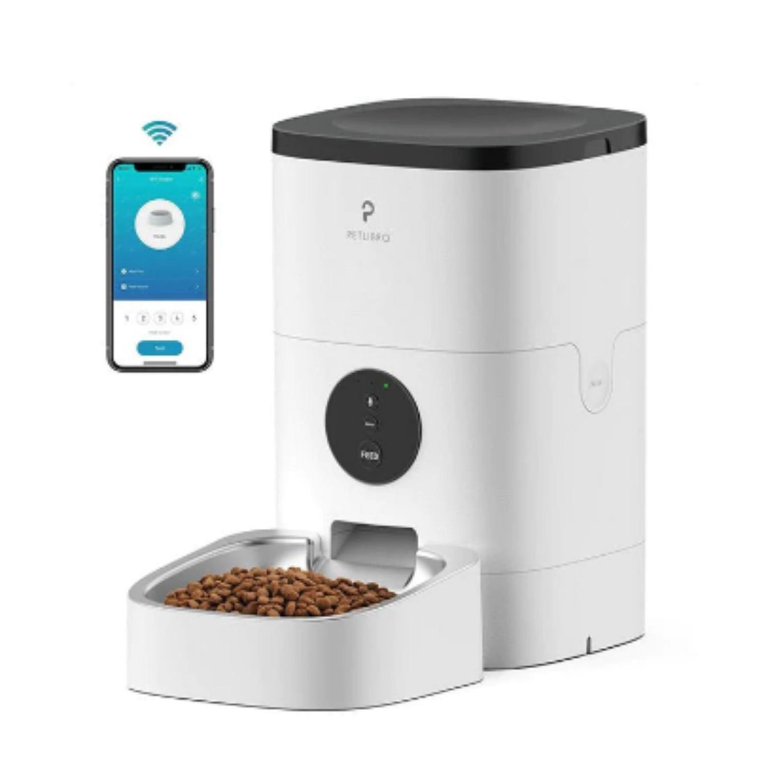 COMEDERO ALIMENTADOR AUTOMÁTICO PARA MASCOTAS WIFI PETLIBRO 3L - 1